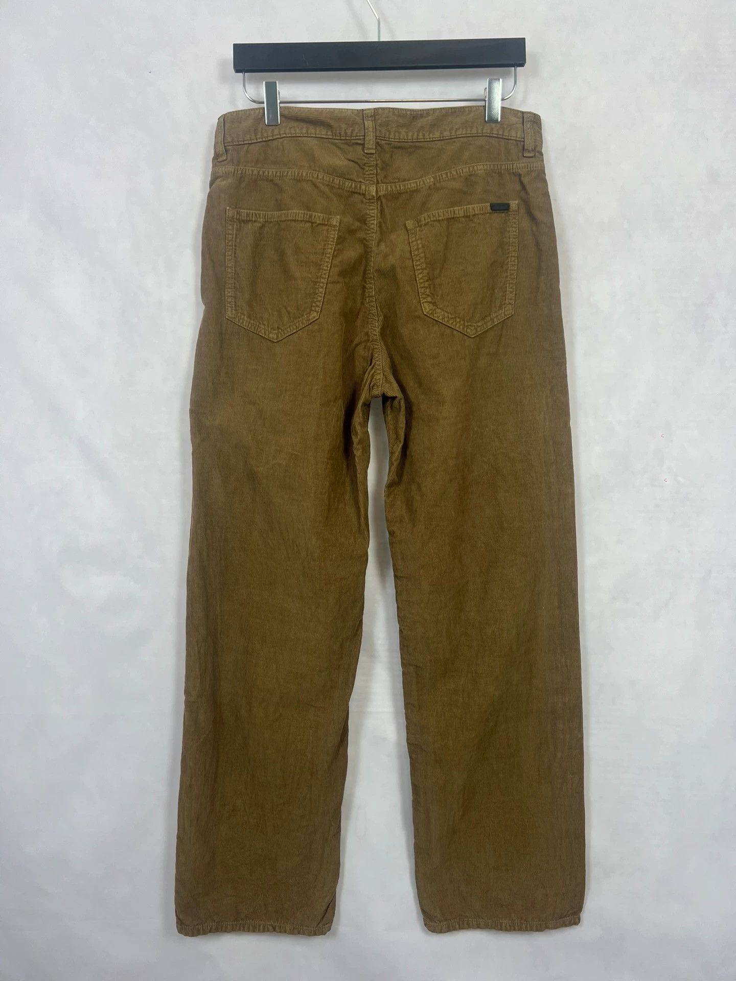 Saint Laurent Paris SLP 24ss 28 Khaki Corduroy Wide Leg Jeans Size US 28 / EU 44 - 2 Thumbnail