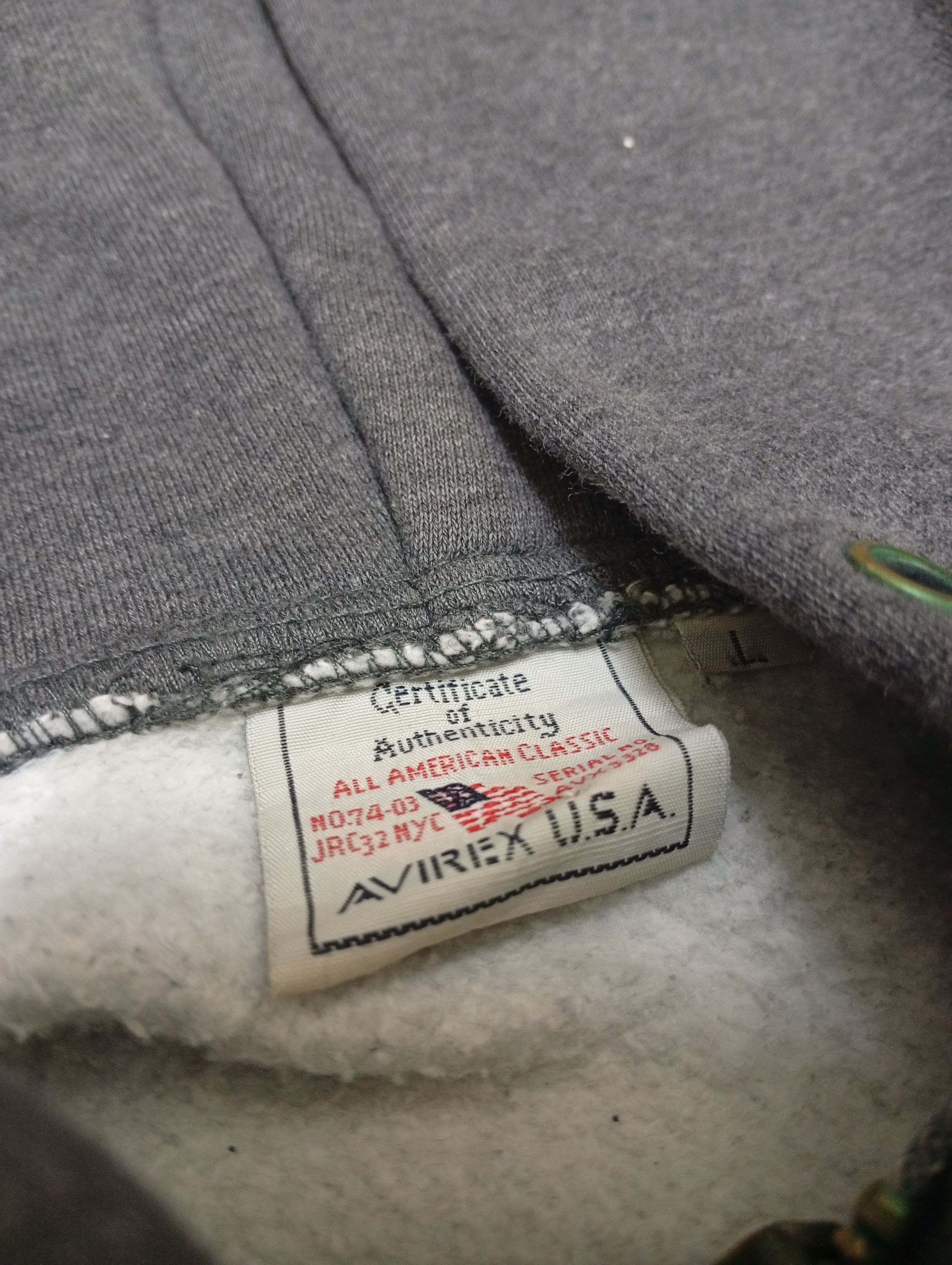Avirex Vintage hoodie X avirex usa Size US M / EU 48-50 / 2 - 9 Thumbnail