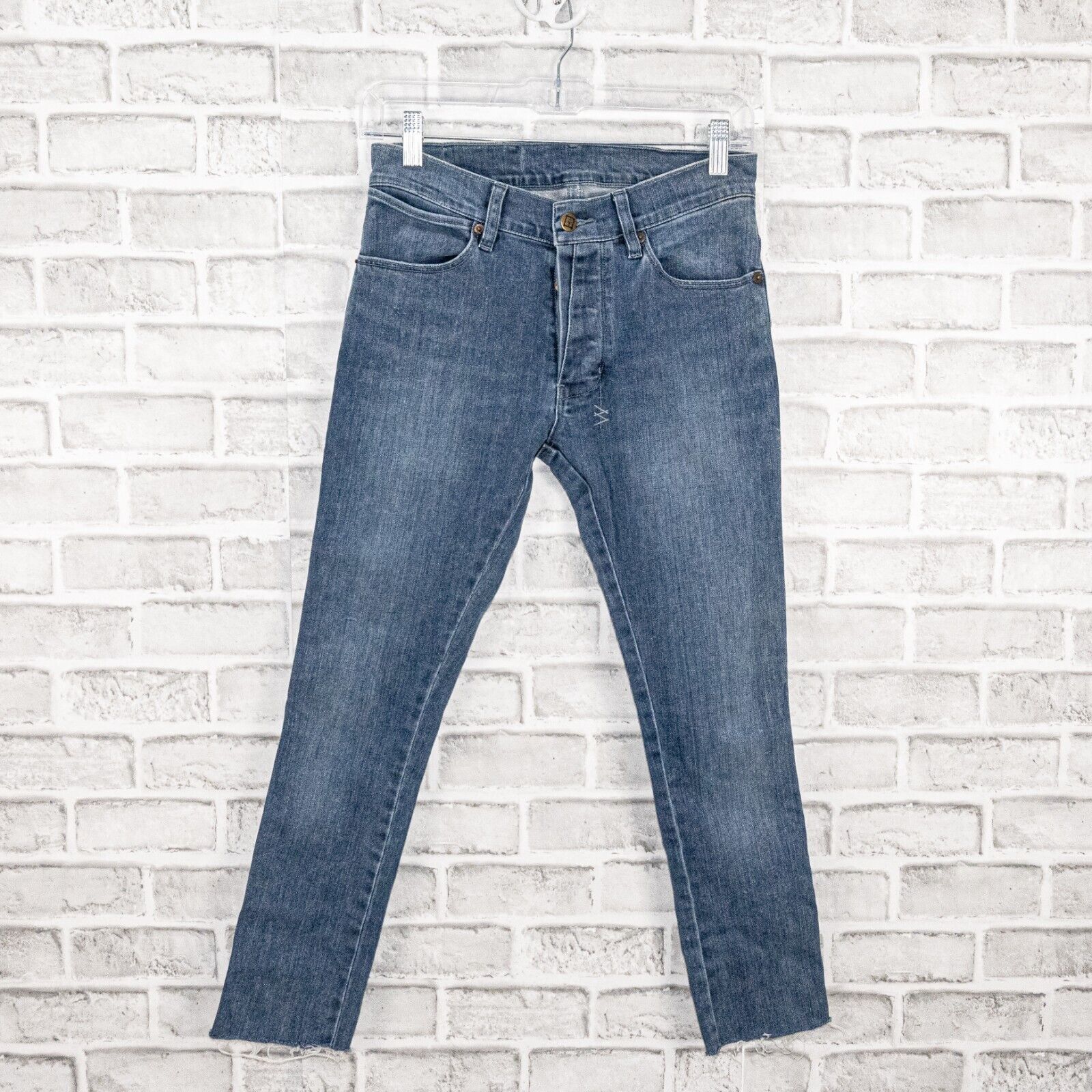 Ksubi KSUBI 28 Van Winkle ankle crop raw Skinny Jean Vasted Roadie Size 28" / US 6 / IT 42 - 11 Thumbnail