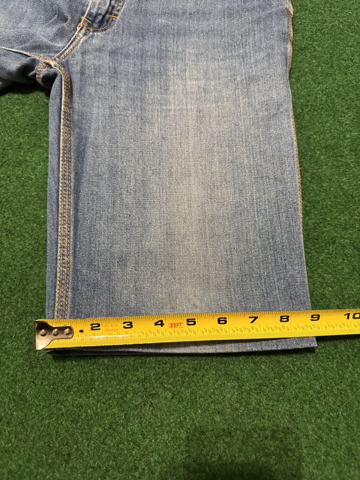 Vintage Vintage Zeppelin Jorts 30 12” Skater Grunge Denim Shorts Size US 30 / EU 46 - 8 Thumbnail