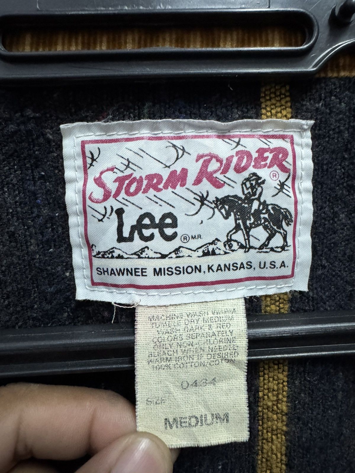 Lee Vintage 70s Lee storm Rider Blanked Linen Denim Jacket Size US M / EU 48-50 / 2 - 9 Thumbnail