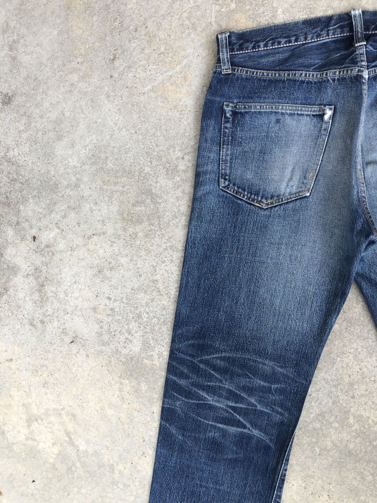 Sugar Cane Vintage Sugarcane 901 Star Distressed Jeans Selvedge Denim Size US 32 / EU 48 - 9 Thumbnail