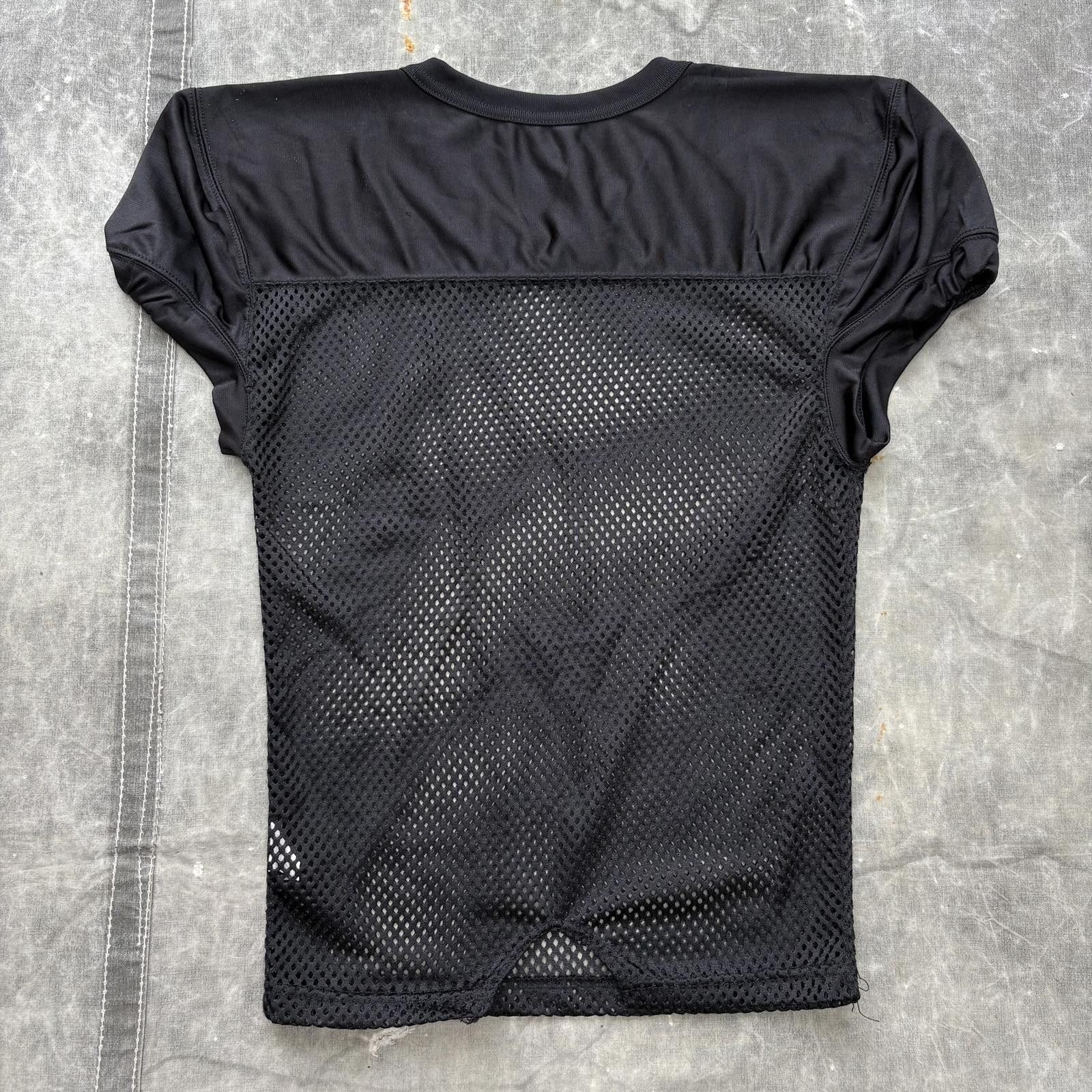 Vintage Vintage Y2K Rawlings Blank Black Mesh Grunge Football Jersey Size US S / EU 44-46 / 1 - 4 Thumbnail