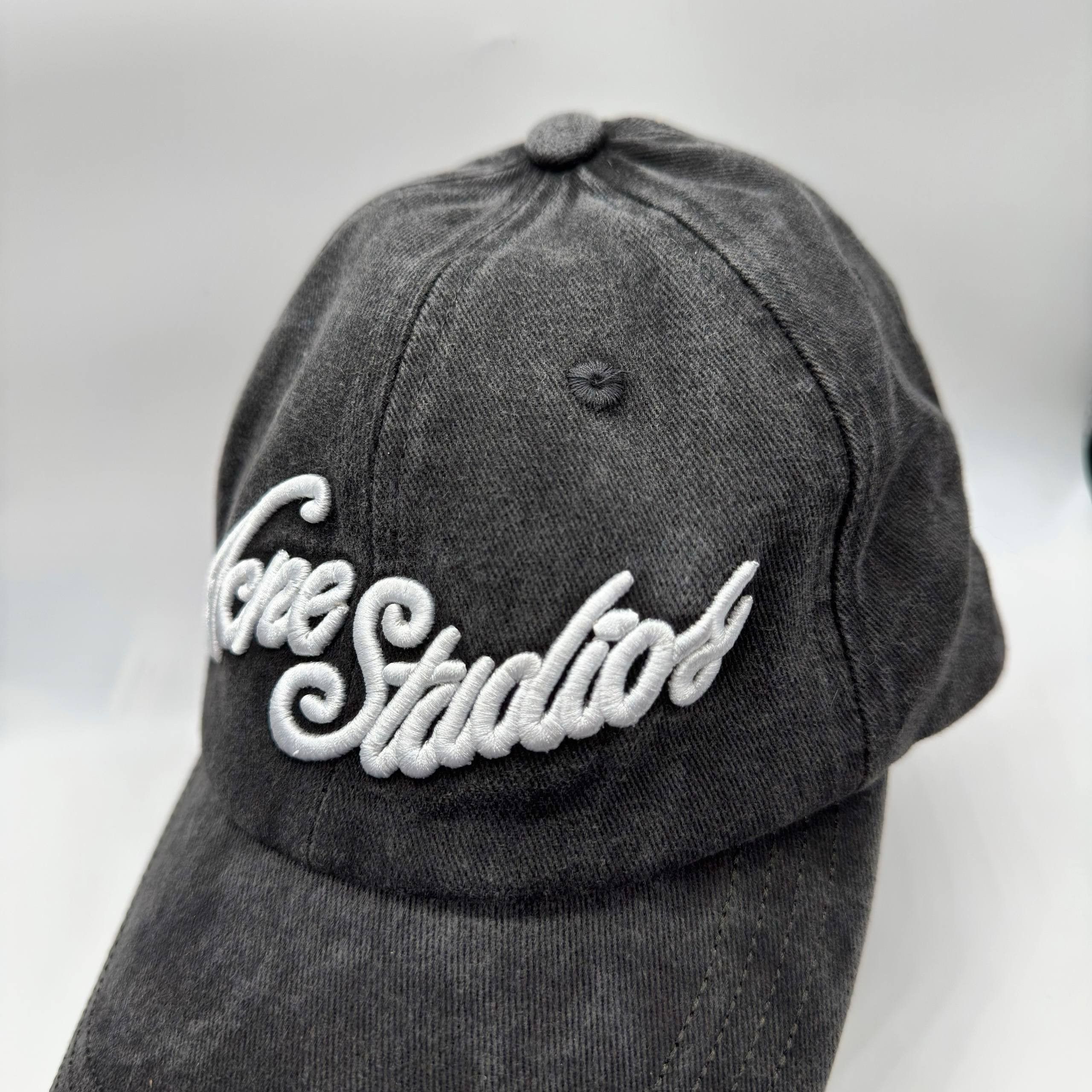 Acne Studios Acne Studios Big Logo Archive SK8 Cap Hat Gray Washed Color Size ONE SIZE - 5 Thumbnail