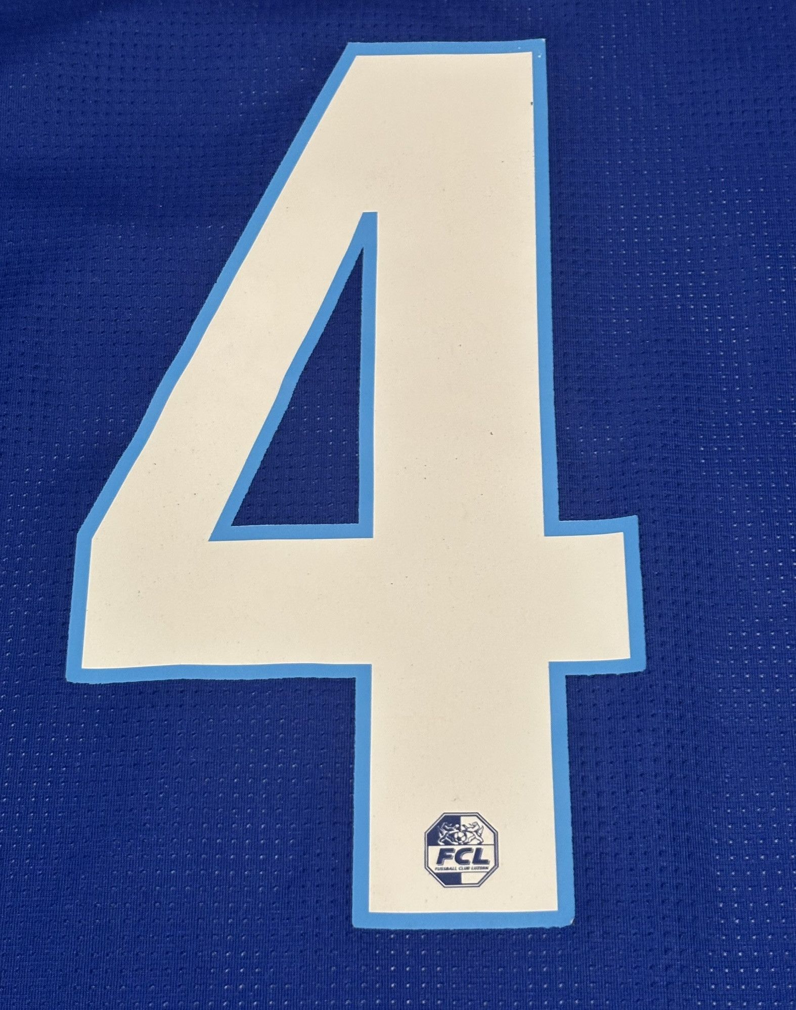 Adidas FC Luzern 2017/2018 Adidas #4 Player Issue Football Jersey Size US L / EU 52-54 / 3 - 15 Thumbnail