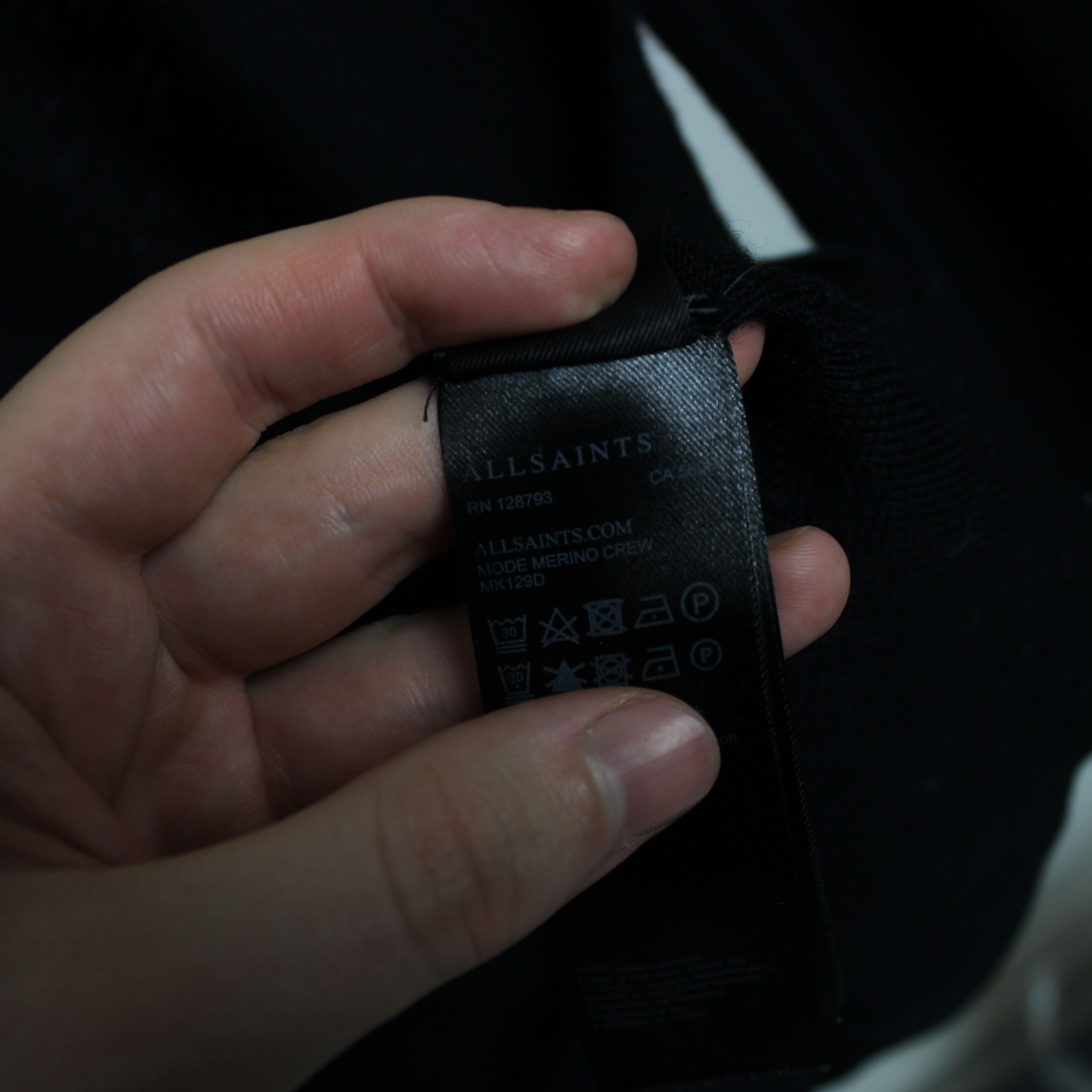 Allsaints allsaints sweater men wool M L black Mode Merino Crew Size US L / EU 52-54 / 3 - 5 Thumbnail