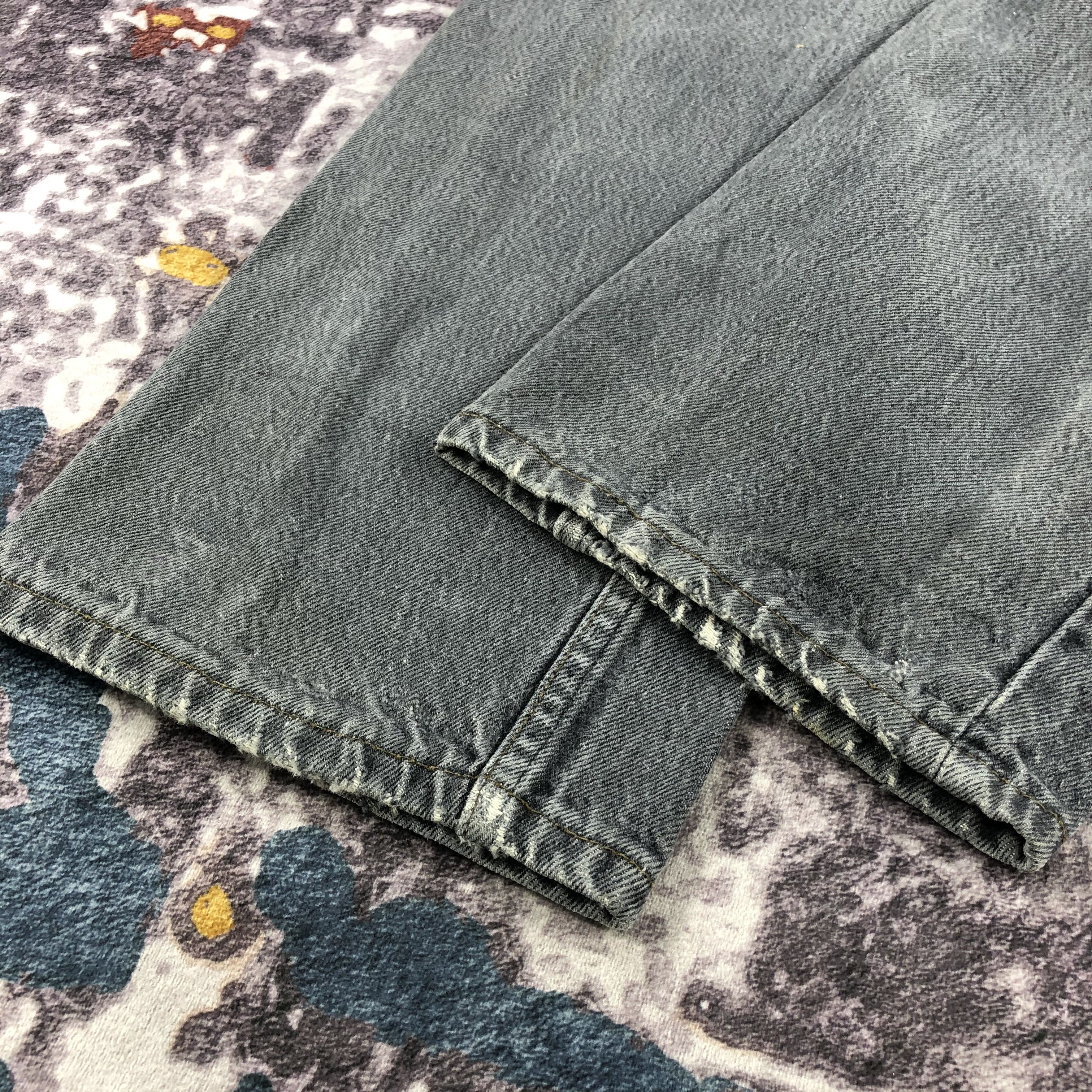 Levi's Vintage 90s Ash Gray Levis 501 Jeans-JM2379 Size US 28 / EU 44 - 4 Thumbnail
