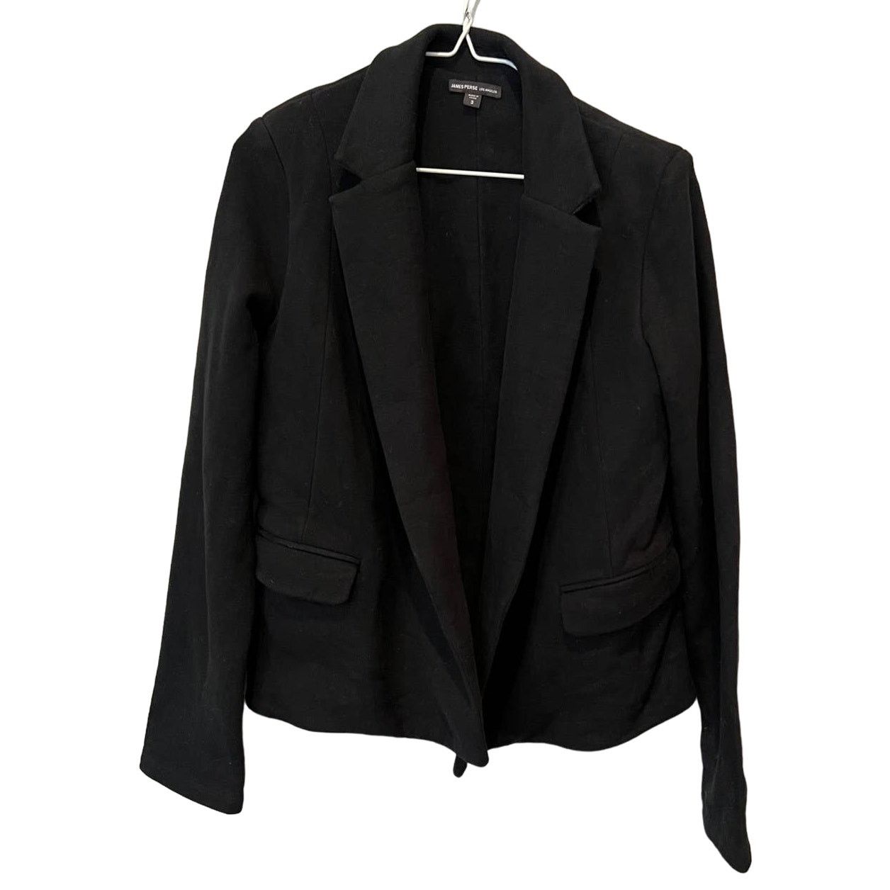 James Perse JAMES PERSE Cropped Fleece Coat (3/Large) Size L / US 10 / IT 46 - 2 Thumbnail