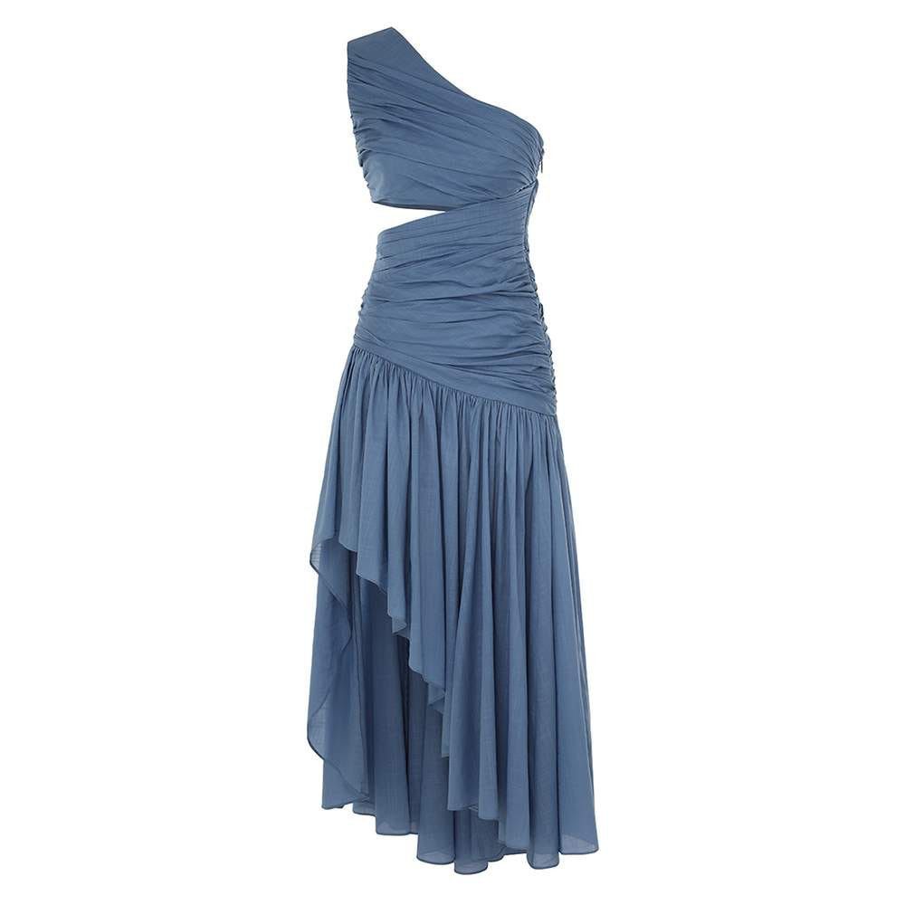Zimmermann oc11z0525 Midi Dress in Blue Size L / US 10 / IT 46 - 1 Preview