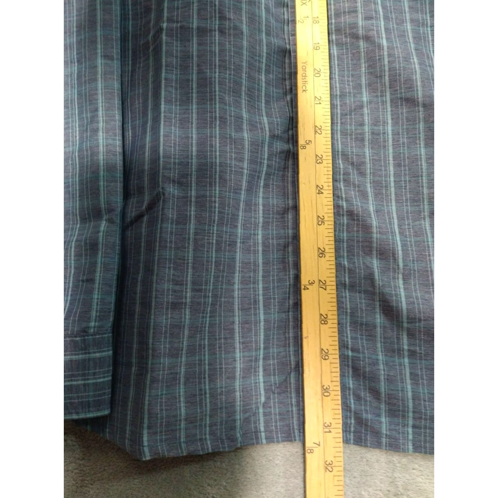 Vintage LL Bean Shirt Mens 2XL Blue Plaid Long Sleeve Button Up Fishing Outdoor Size US XXL / EU 58 / 5 - 4 Thumbnail
