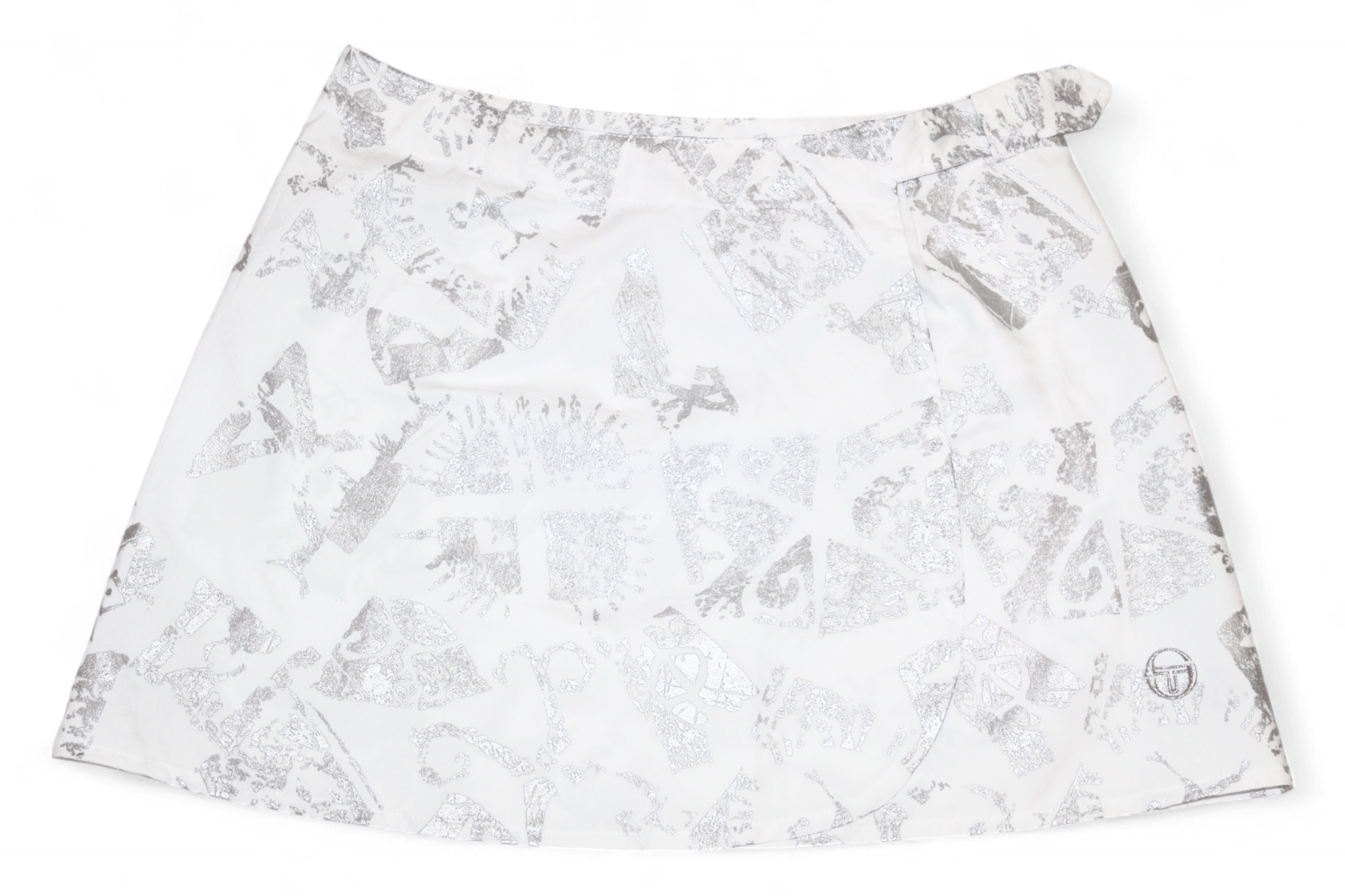 Sergio Tacchini Sergio Tacchini Abstract Glitter Coated Wrap Tennis Skirt Size 32" / US 10 / IT 46 - 8 Thumbnail