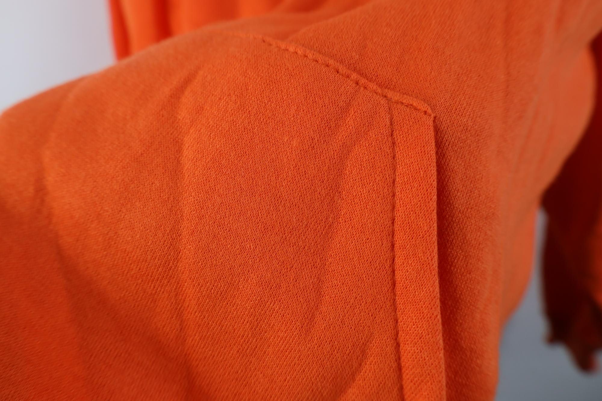 Vintage Vintage 90s Streetwear Heavyweight Hoodie Sweatshirt Orange Size US XL / EU 56 / 4 - 10 Thumbnail