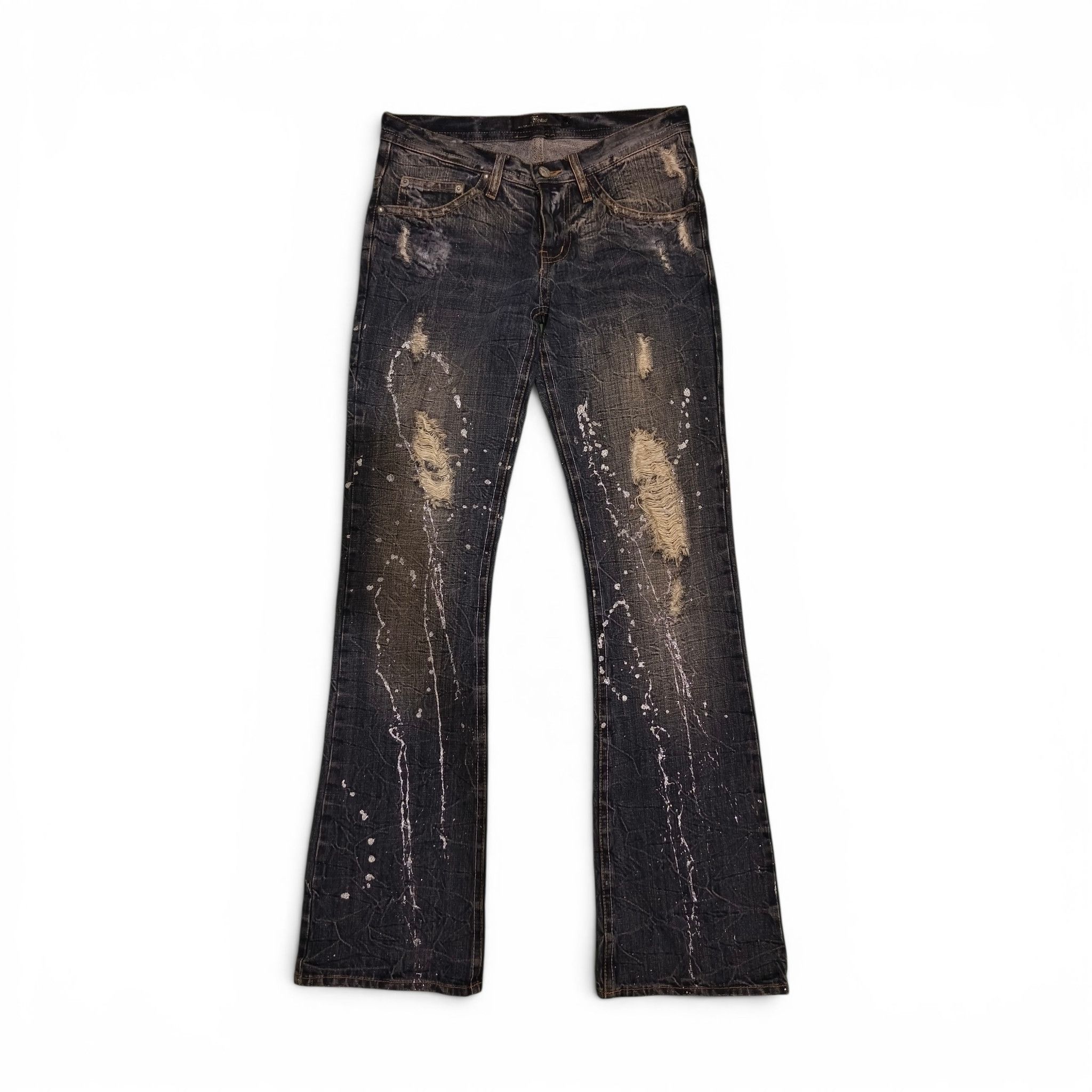 Japanese Brand FW2000 Midas mudwash jeans Size US 31 - 1 Thumbnail