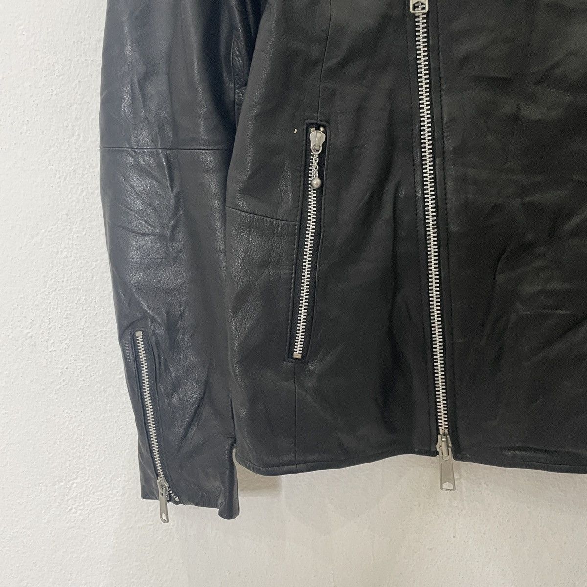 STUDIOUS × Seditionaries Vintage Studious Bikers Leather Jacket Size M / US 6-8 / IT 42-44 - 3 Thumbnail