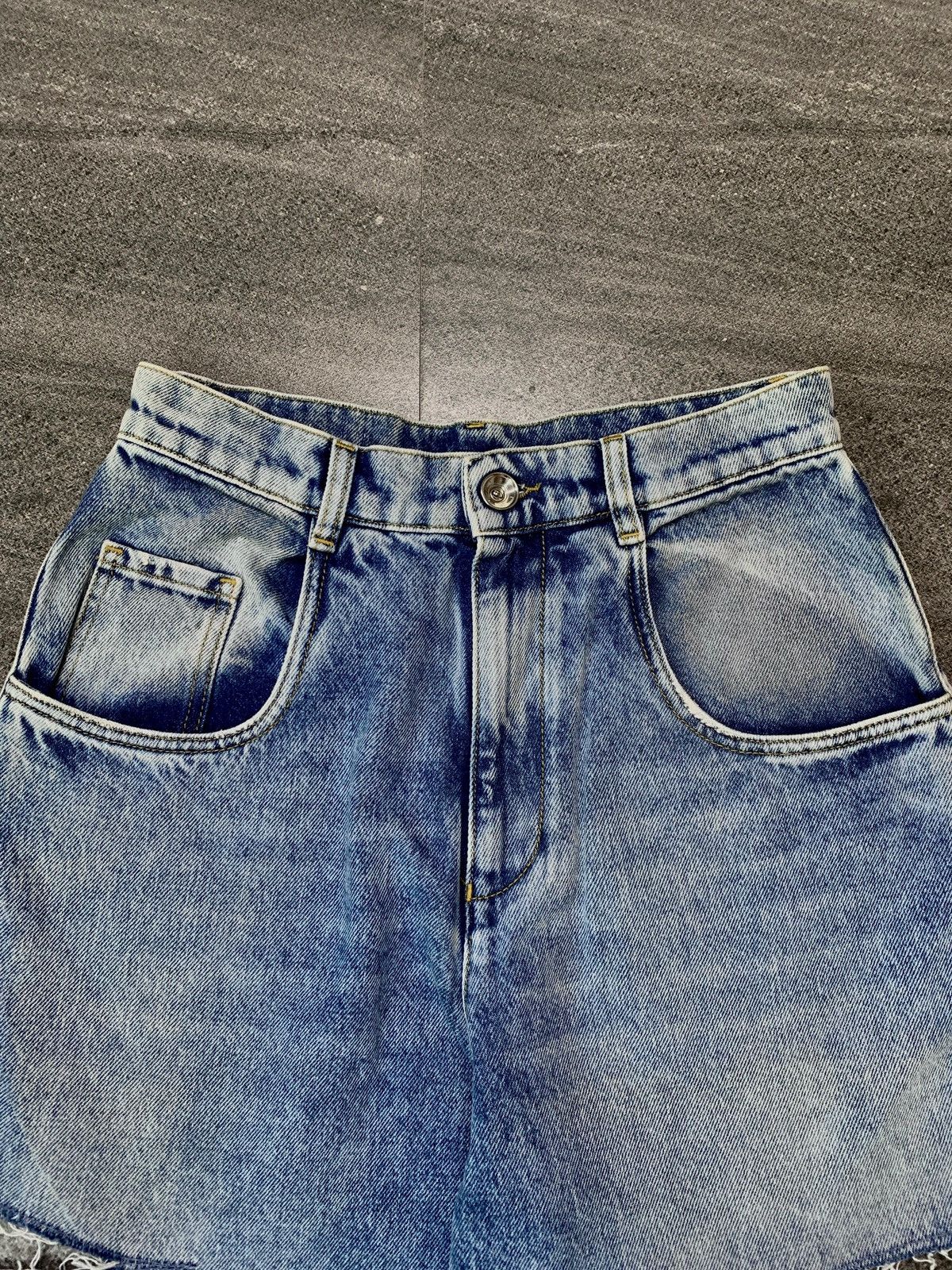 Maison Margiela FREE TAX! Line 1 Slash Cut Baggy Denim Jeans Size US 29 - 2 Thumbnail