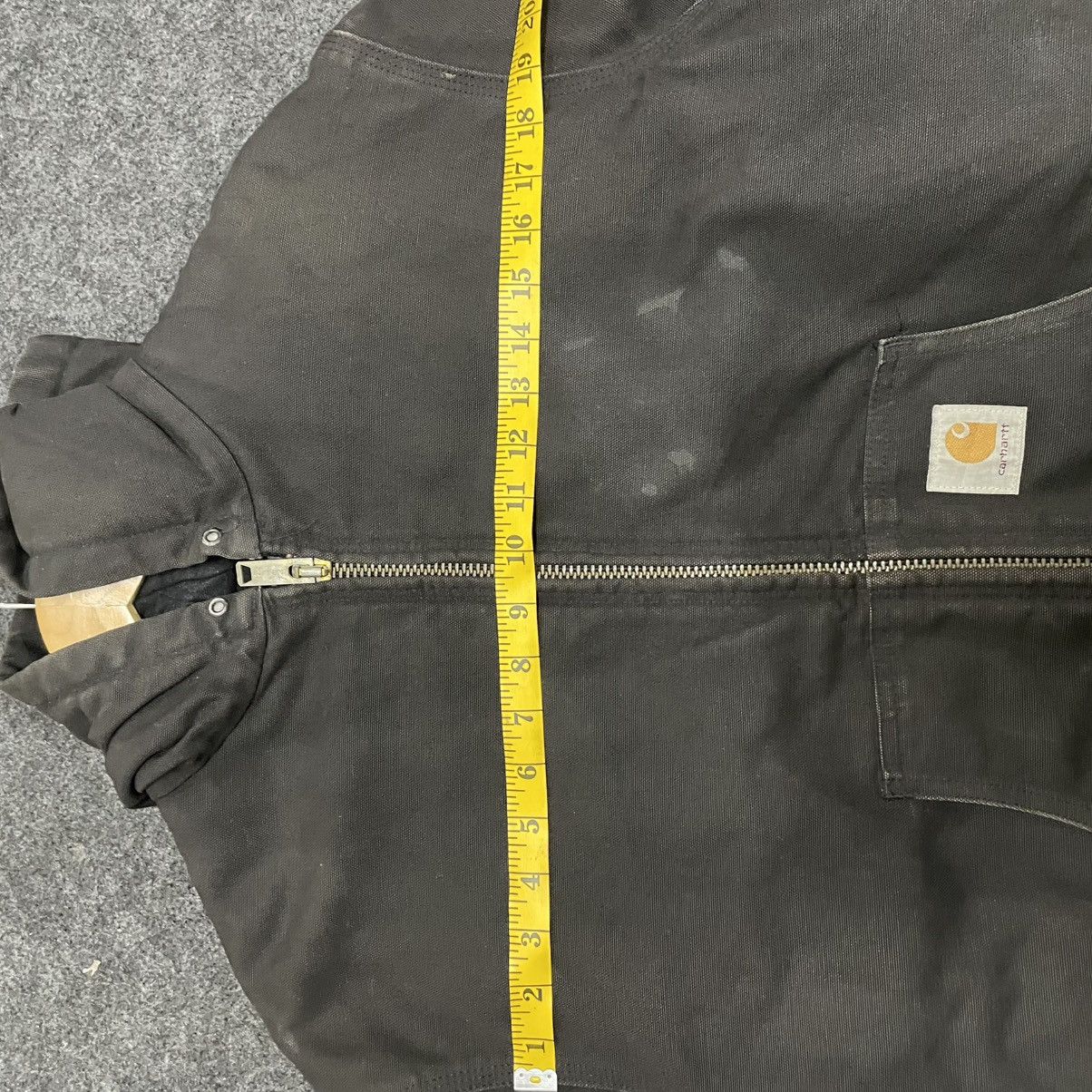 Carhartt Vintage Carhartt J04 BLK Firm Duck Hooded Jacket Size US L / EU 52-54 / 3 - 19 Thumbnail