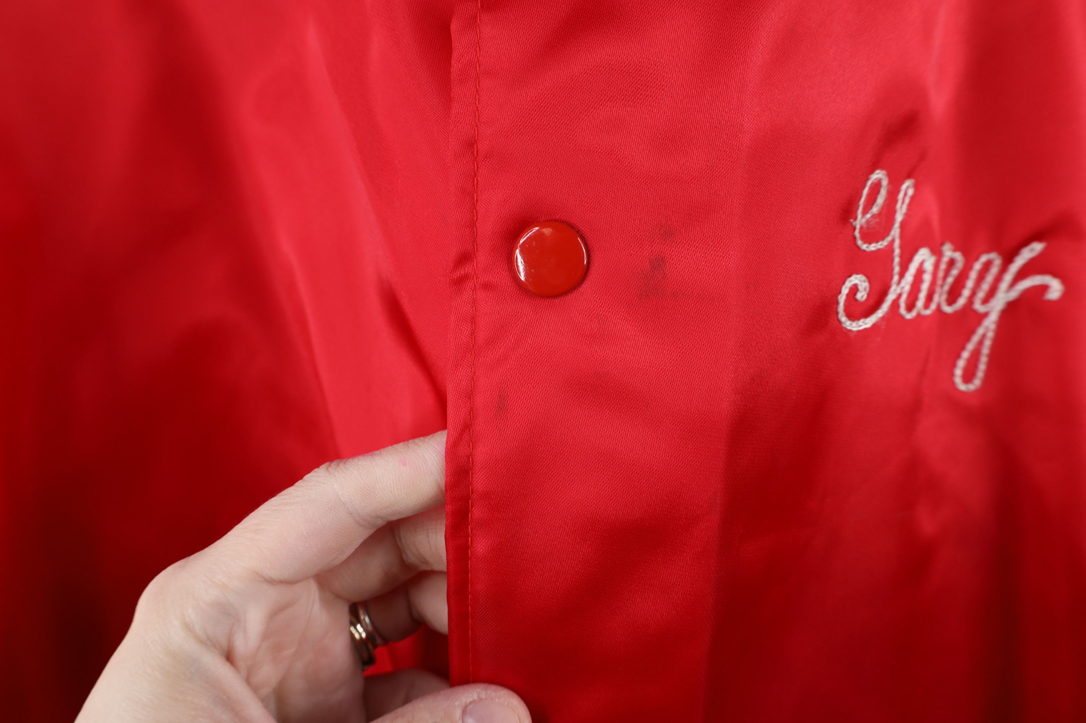 Vintage Vintage 70s 80s Glass Bowl Lanes Bowling Satin Bomber Jacket Size US XXL / EU 58 / 5 - 5 Thumbnail