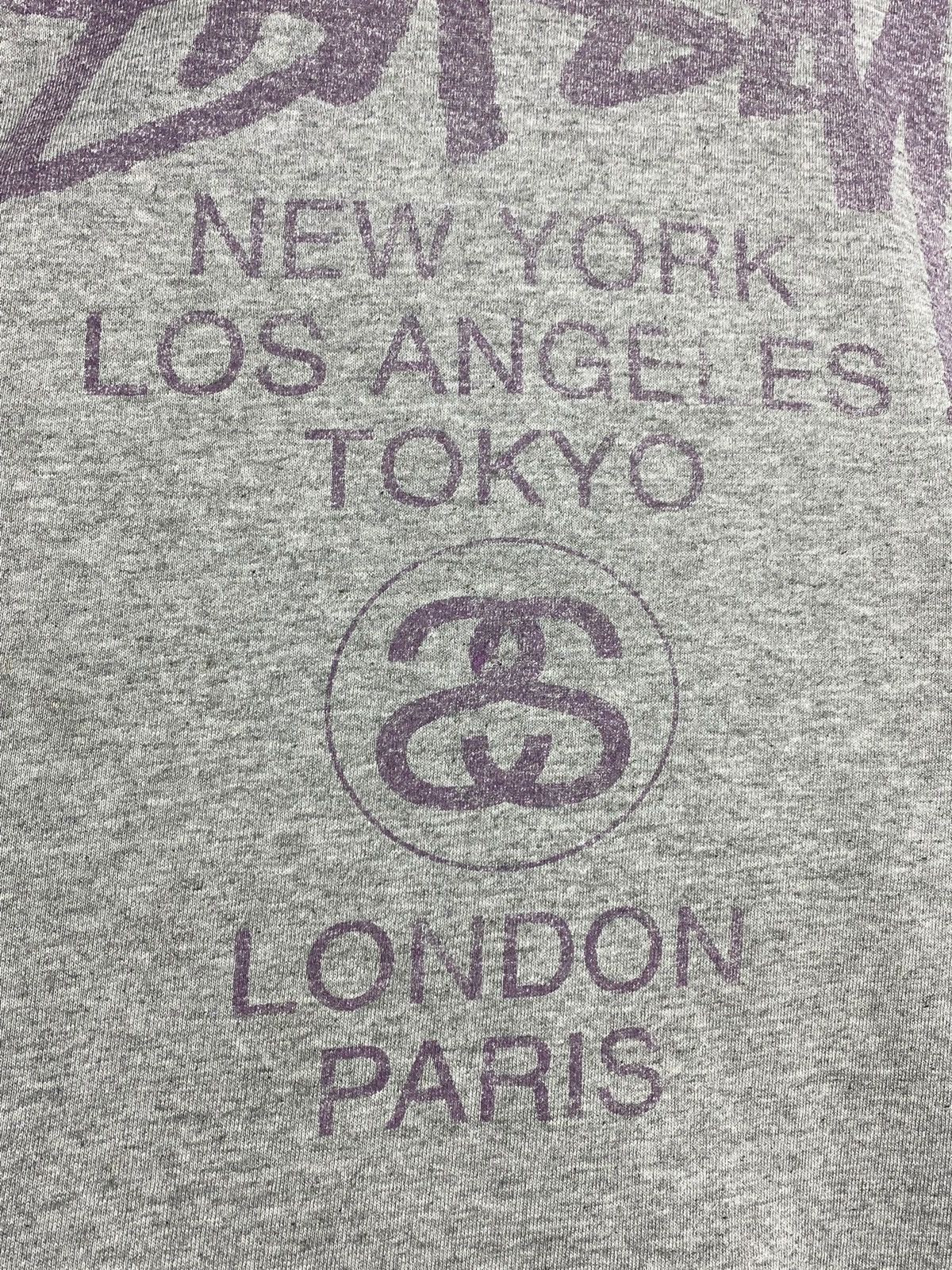 Stussy × Vintage 🔥 VINTAGE 00S STUSSY RARE DISTRESSED T-SHIRT 🔥 Size US L / EU 52-54 / 3 - 5 Thumbnail