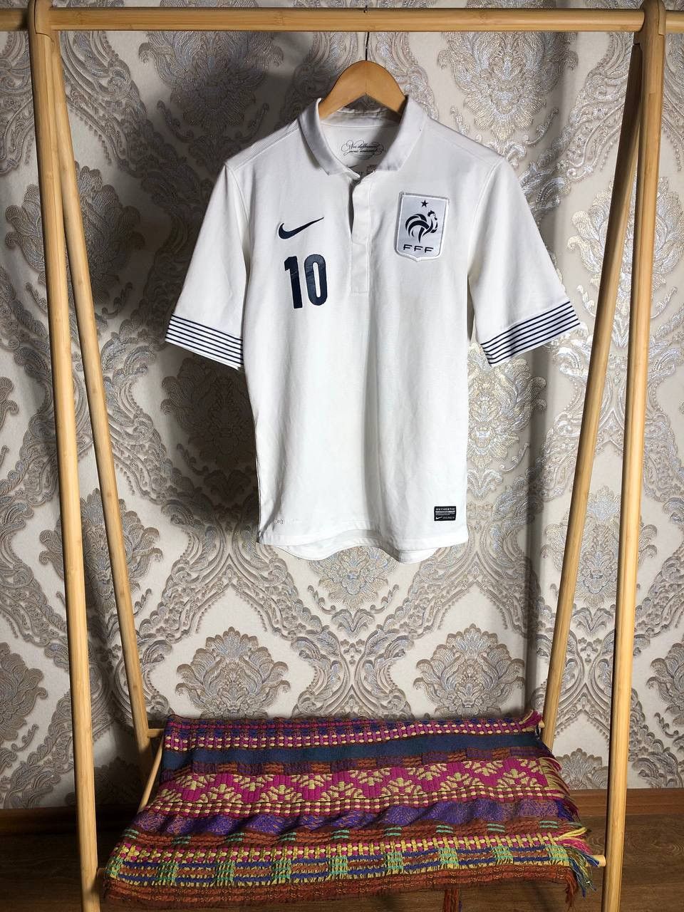 Nike VINTAGE NIKE FRANCE ZIDANE 10 RETRO SOCCER JERSEY Y2K 90s Size US S / EU 44-46 / 1 - 1 Thumbnail