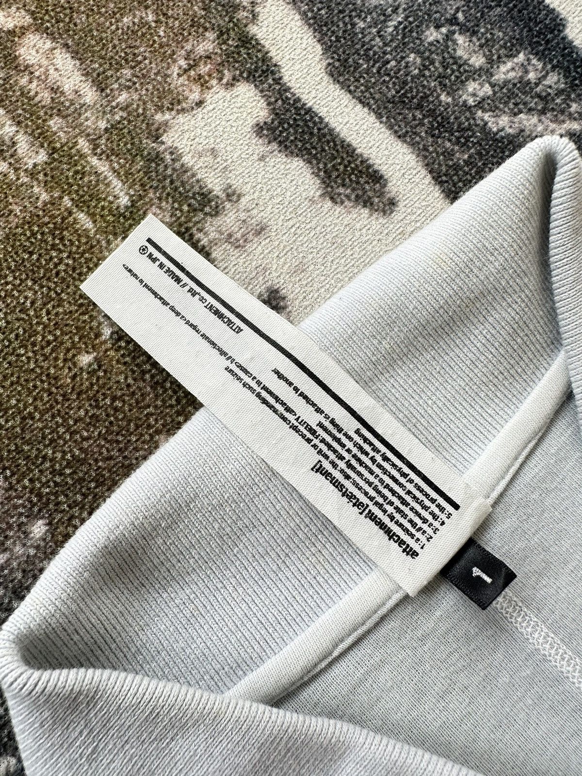 Attachment 2000s Attachment Japan striped polo quarter sleeve Size US M / EU 48-50 / 2 - 5 Thumbnail
