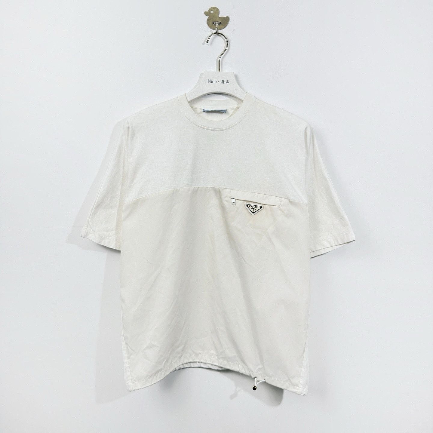 Prada Prada Logo Pocket Re-Nylon T-Shirt Size S Size S / US 4 / IT 40 - 1 Thumbnail
