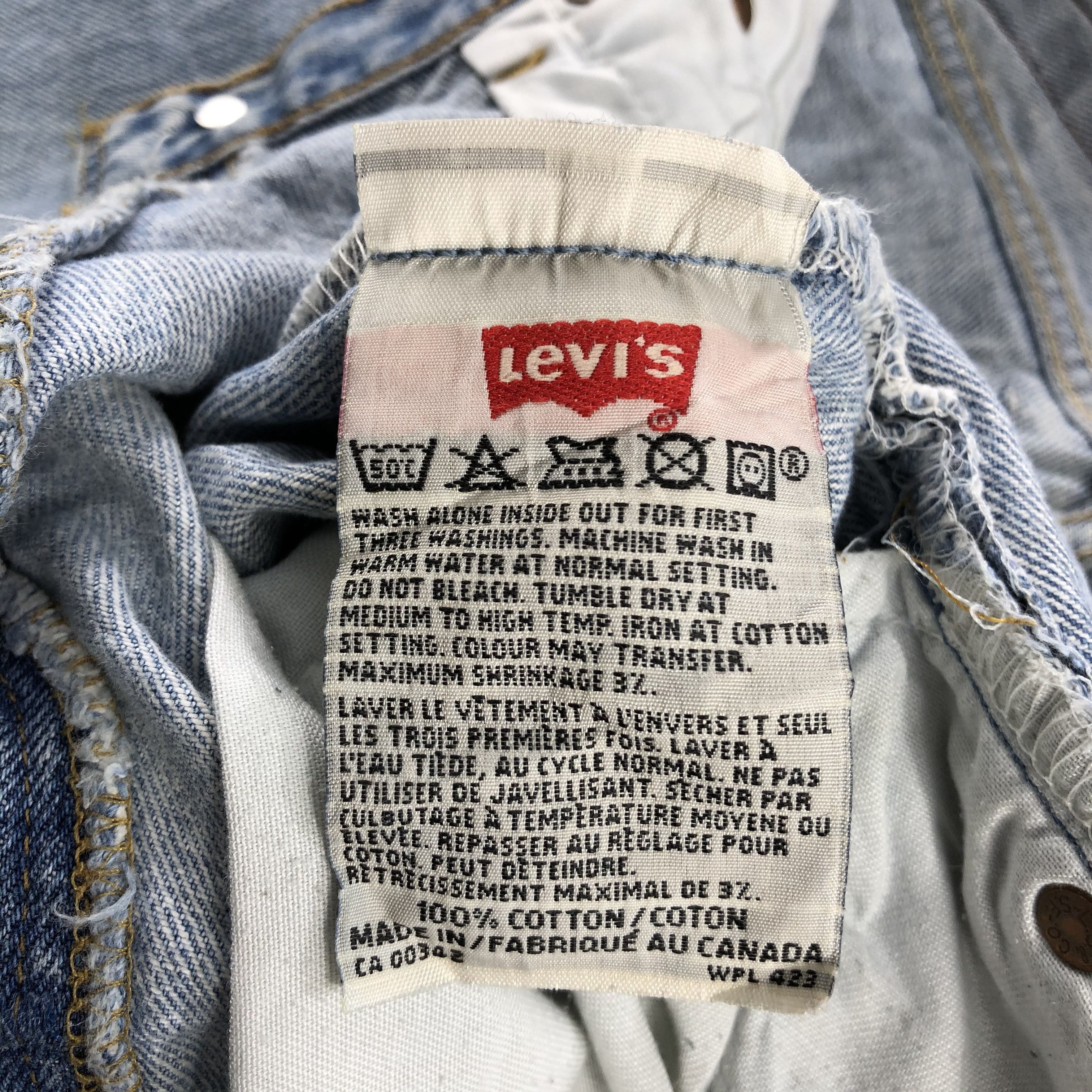 Levi's 90s Vintage Levis 501 Custom Jeans-JM2928 Size US 31 - 11 Thumbnail