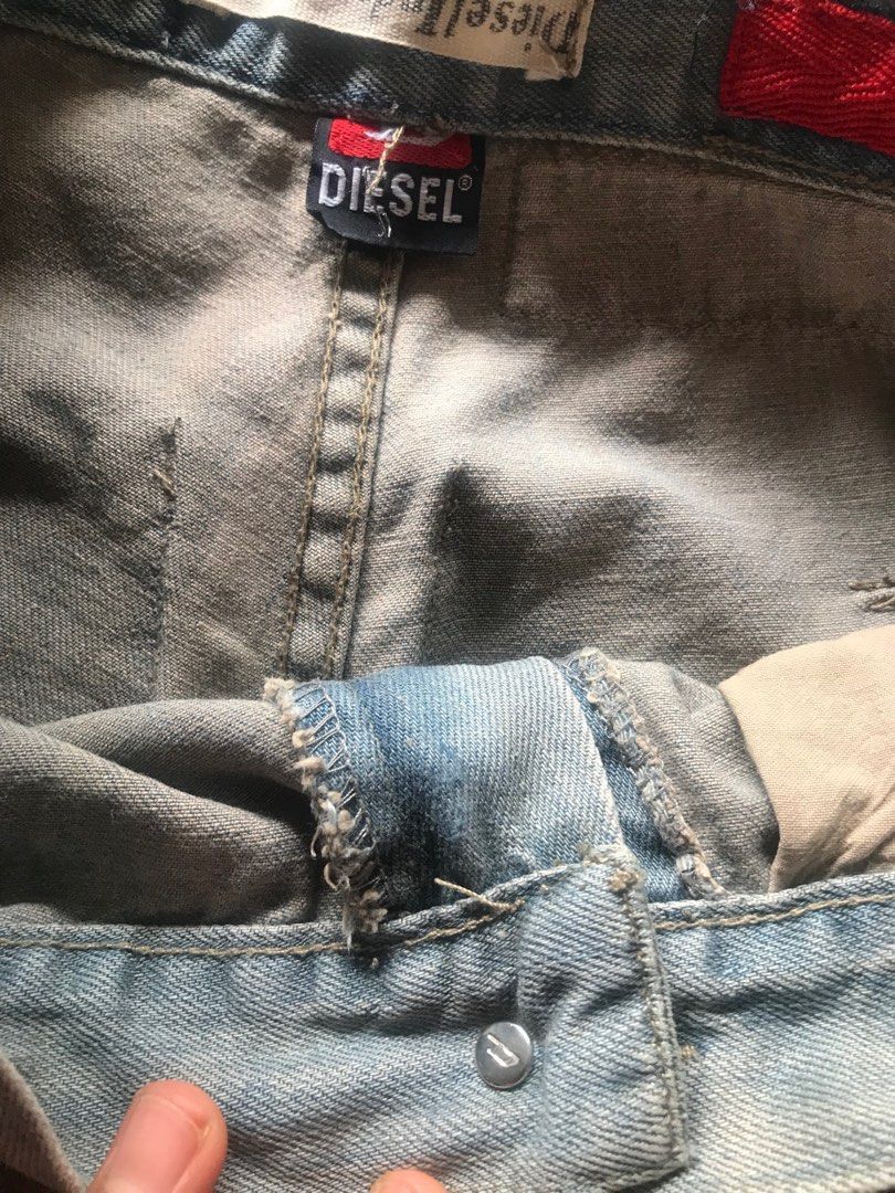 Diesel 2000s Diesel Cargo vintage denim Size US 29 - 4 Thumbnail