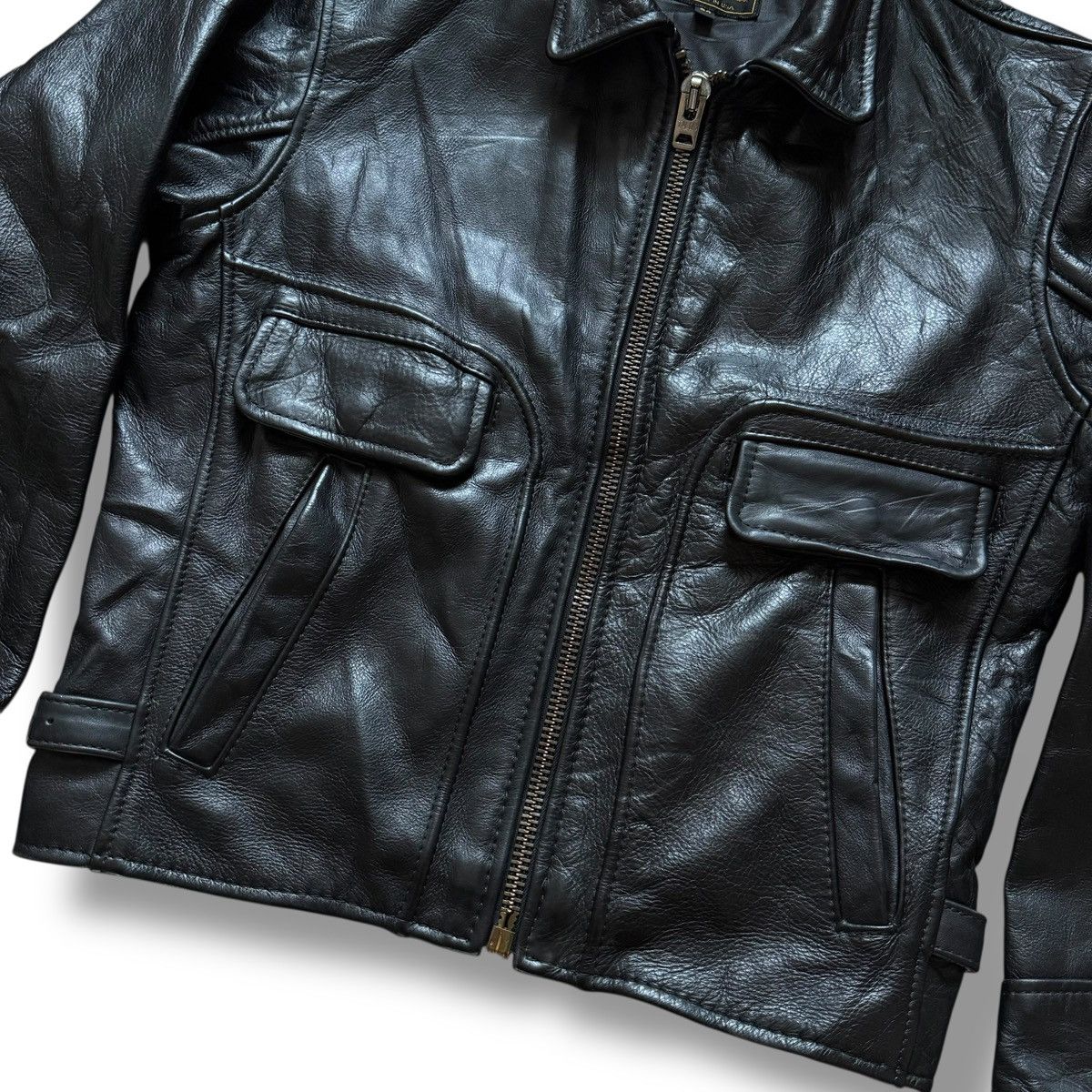 Vanson Leathers 60’s Vanson Leathers Ike Motorcycle Jacket Talon Zipper Size US S / EU 44-46 / 1 - 6 Thumbnail