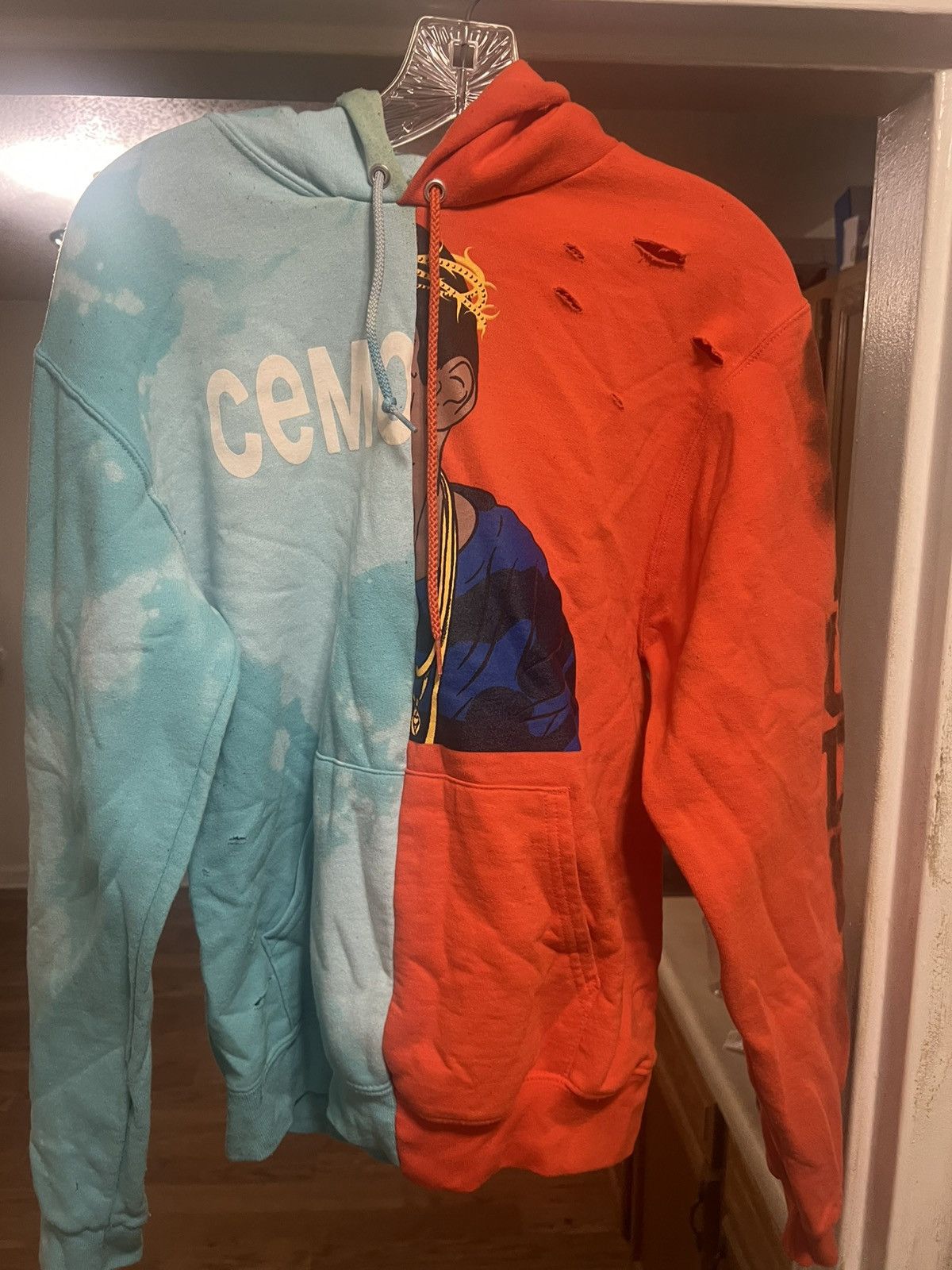Westside Gunn split Champion hoodie w python tag small