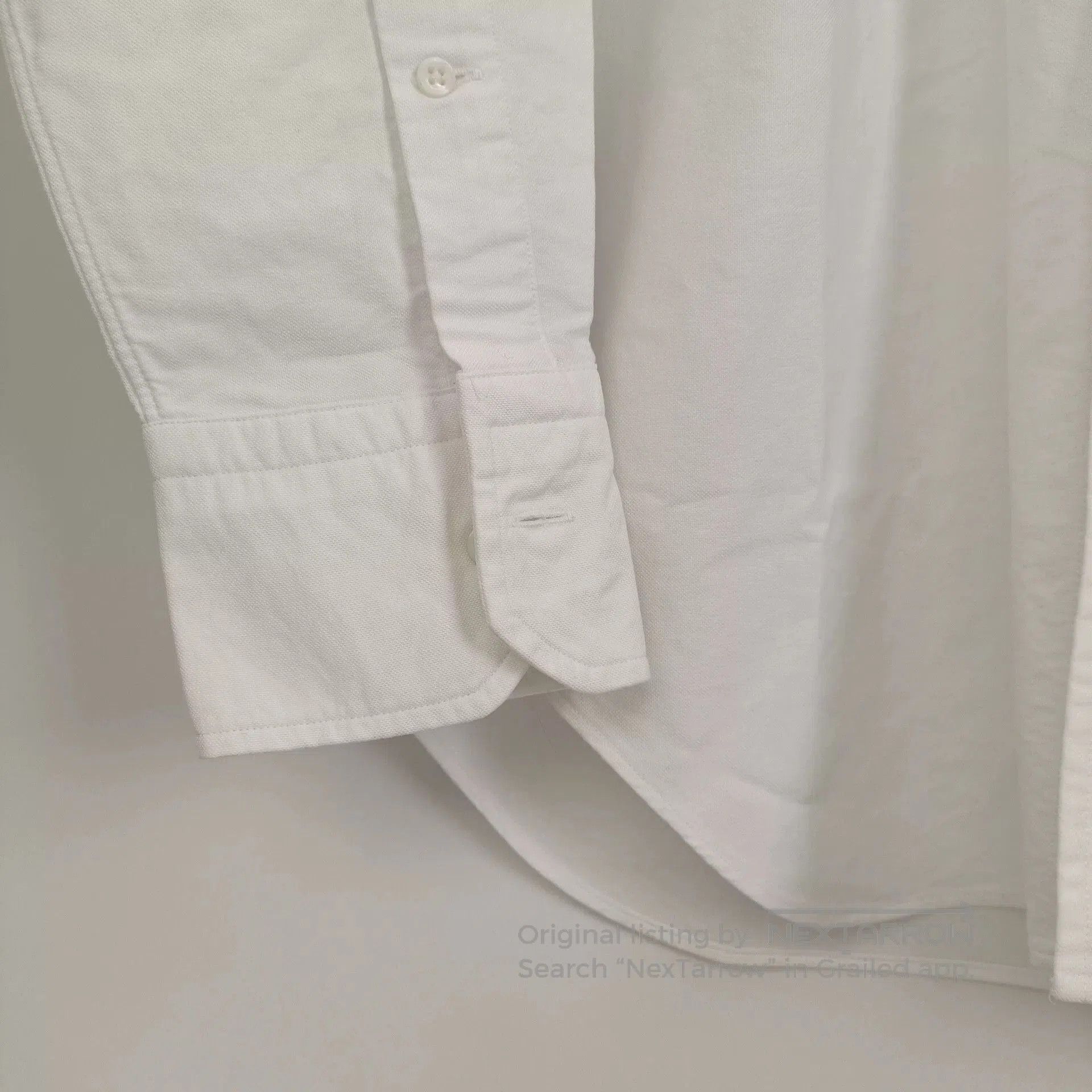 Thom Browne Thom Browne White Double-Sleeve Cotton Shirt. Size US L / EU 52-54 / 3 - 4 Thumbnail