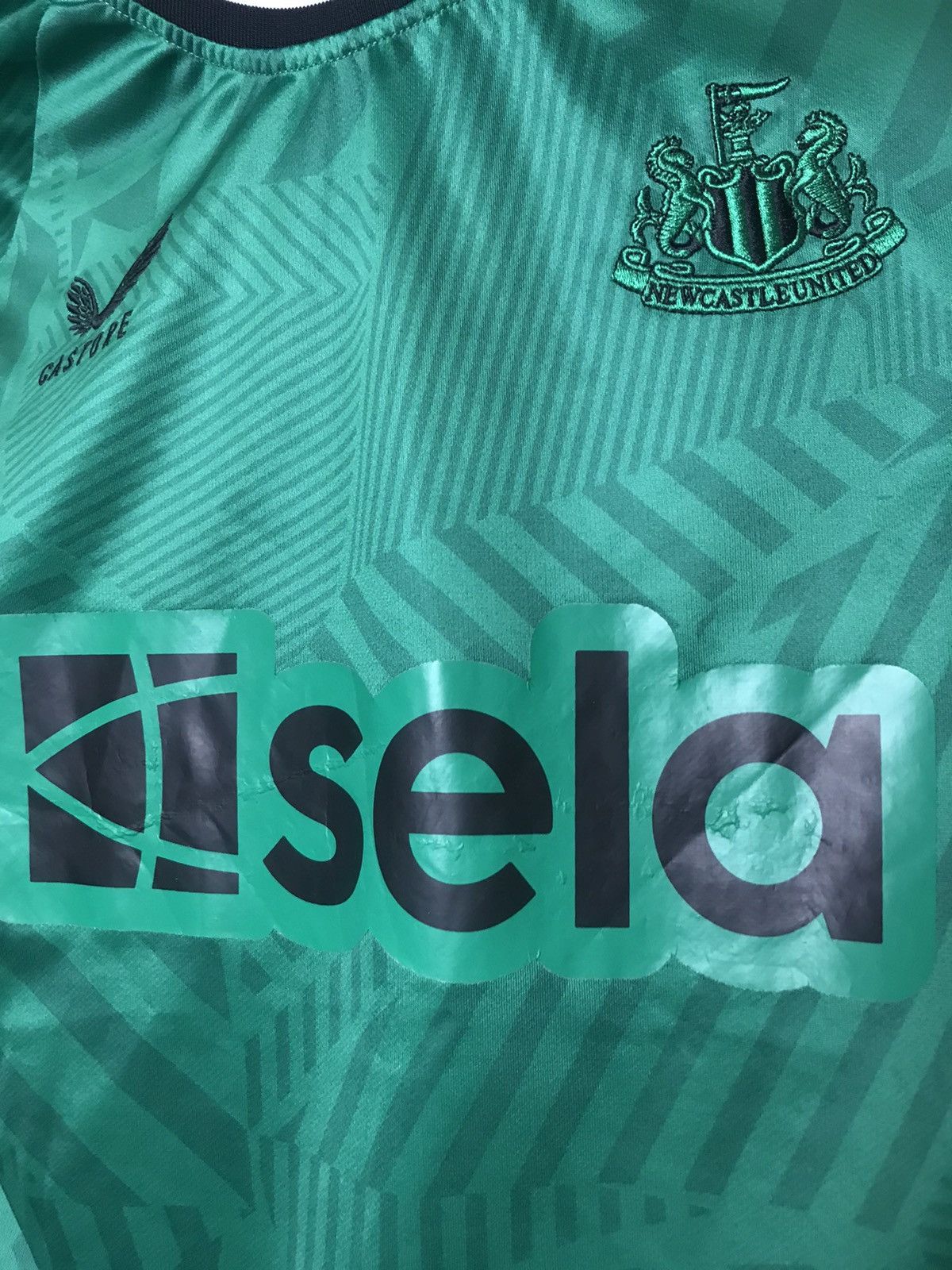 Vintage 🔥 Newcastle United Castore Sela Jersey T Shirt Size US L / EU 52-54 / 3 - 8 Thumbnail