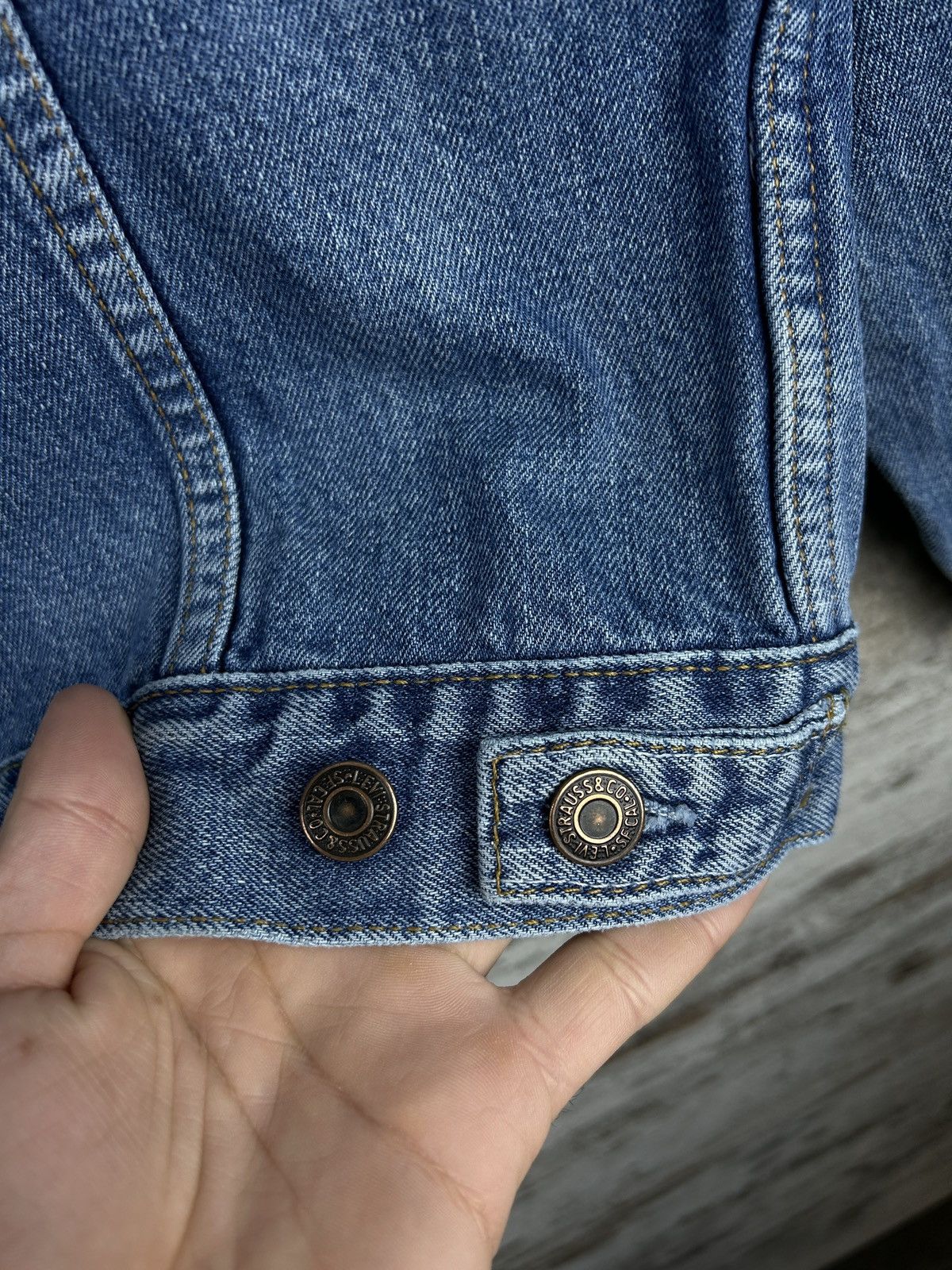 Levi's × Levi's Vintage Clothing × Vintage Mens Vintage Levis Denim jacket trucker y2k streetwear rare Size US M / EU 48-50 / 2 - 13 Thumbnail