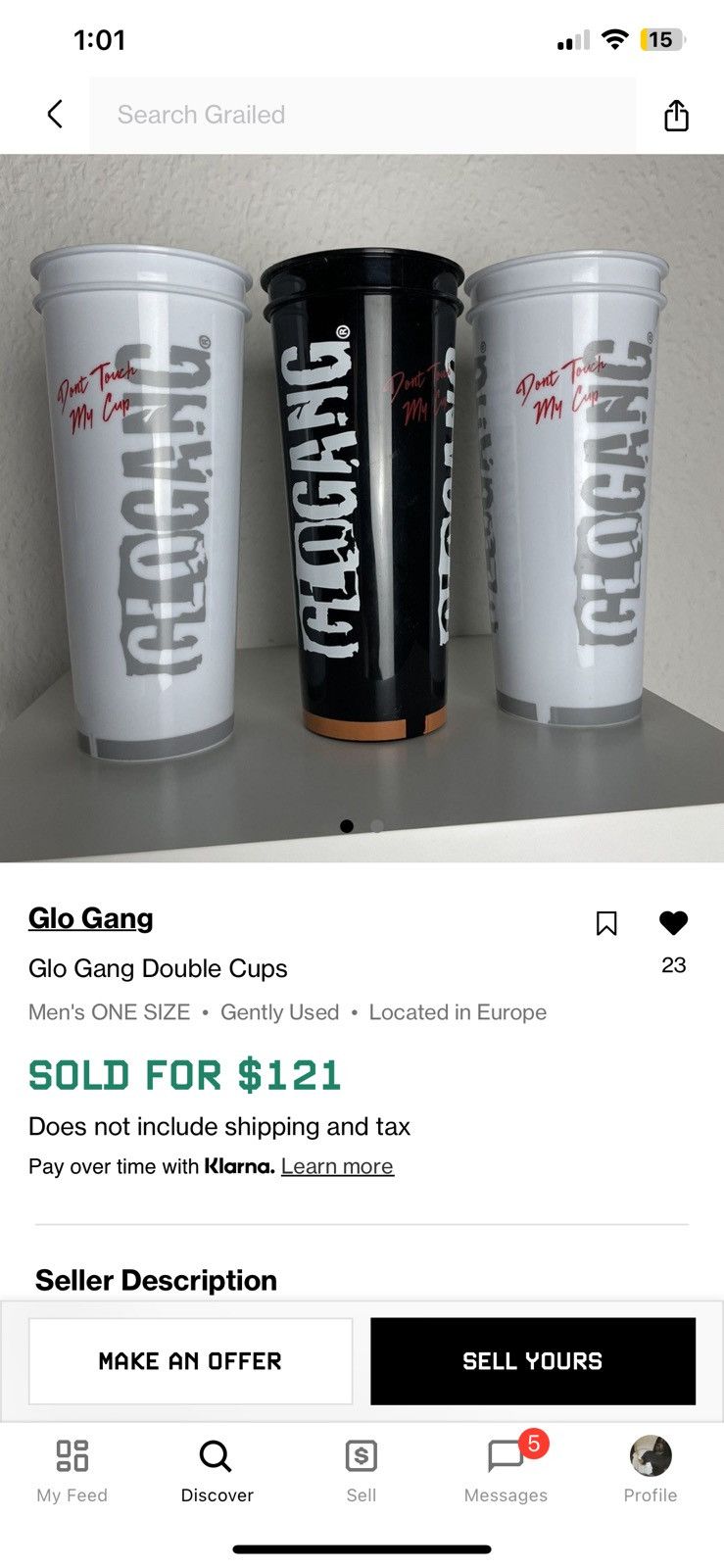 Glo Gang Glo Gang Double Cups Size ONE SIZE - 3 Thumbnail