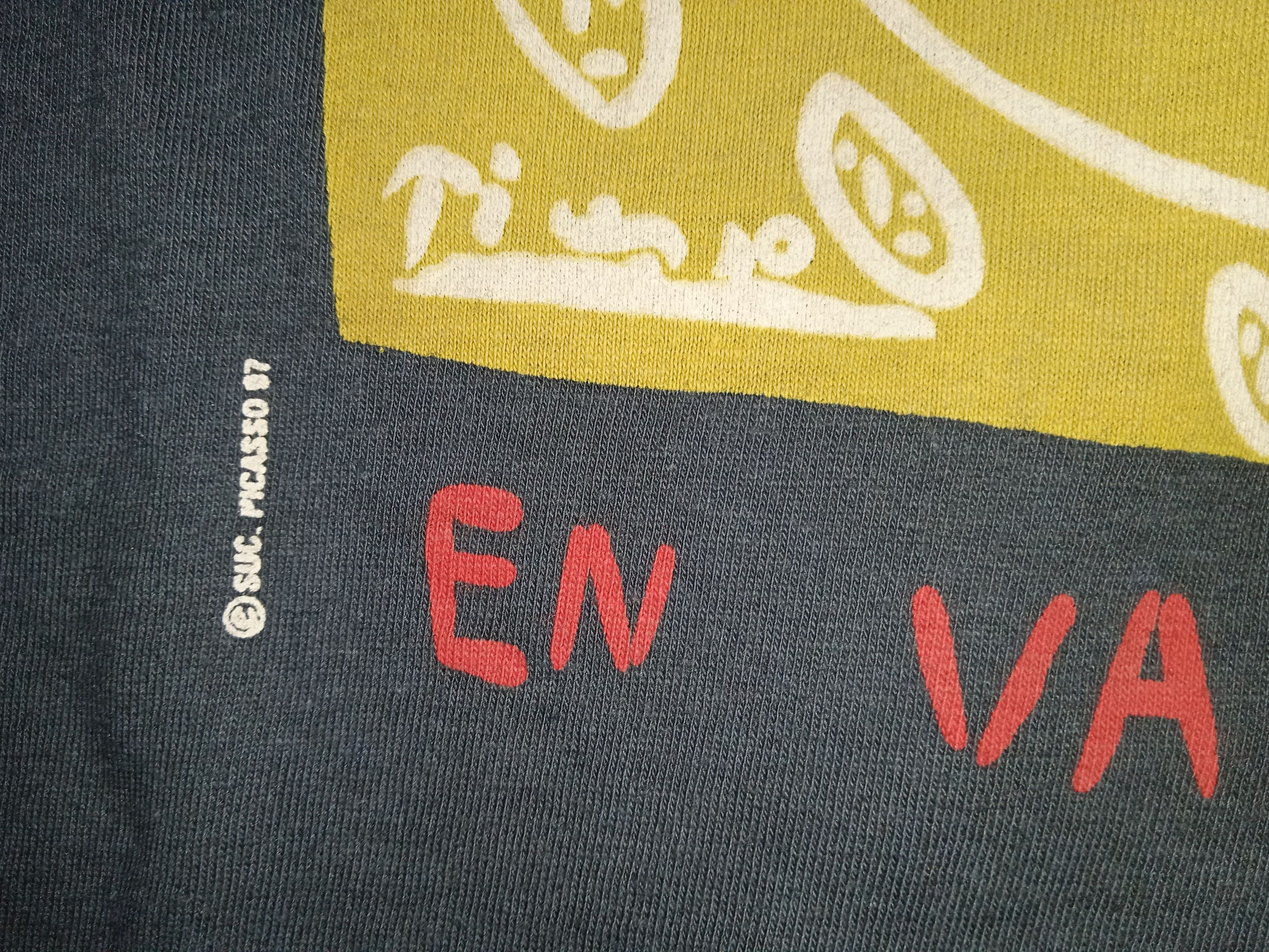 Vintage Vintage 90s Picasso Bulls in Vallauris 1955 Tee erd Size US M / EU 48-50 / 2 - 3 Thumbnail