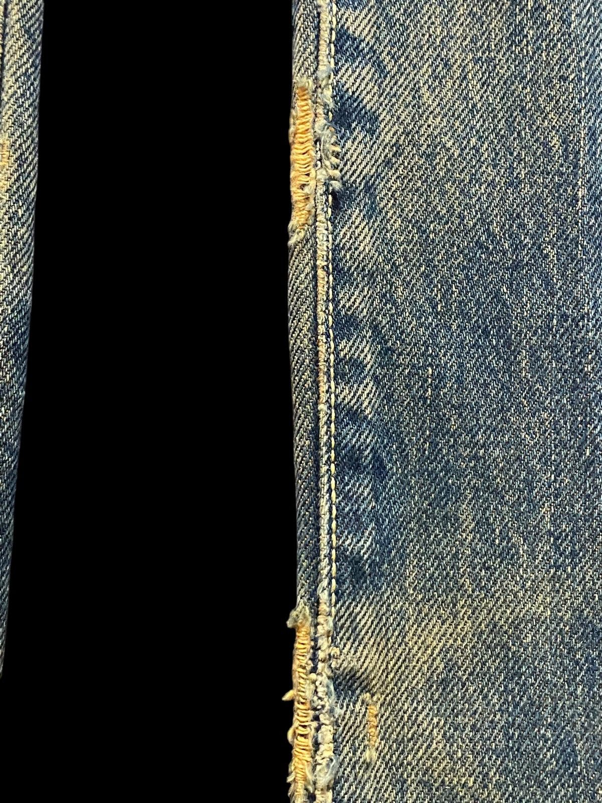 Vintage Vintage Japanese Brand Large Selvedge Rusty Skinny Jeans Size US 27 - 13 Thumbnail