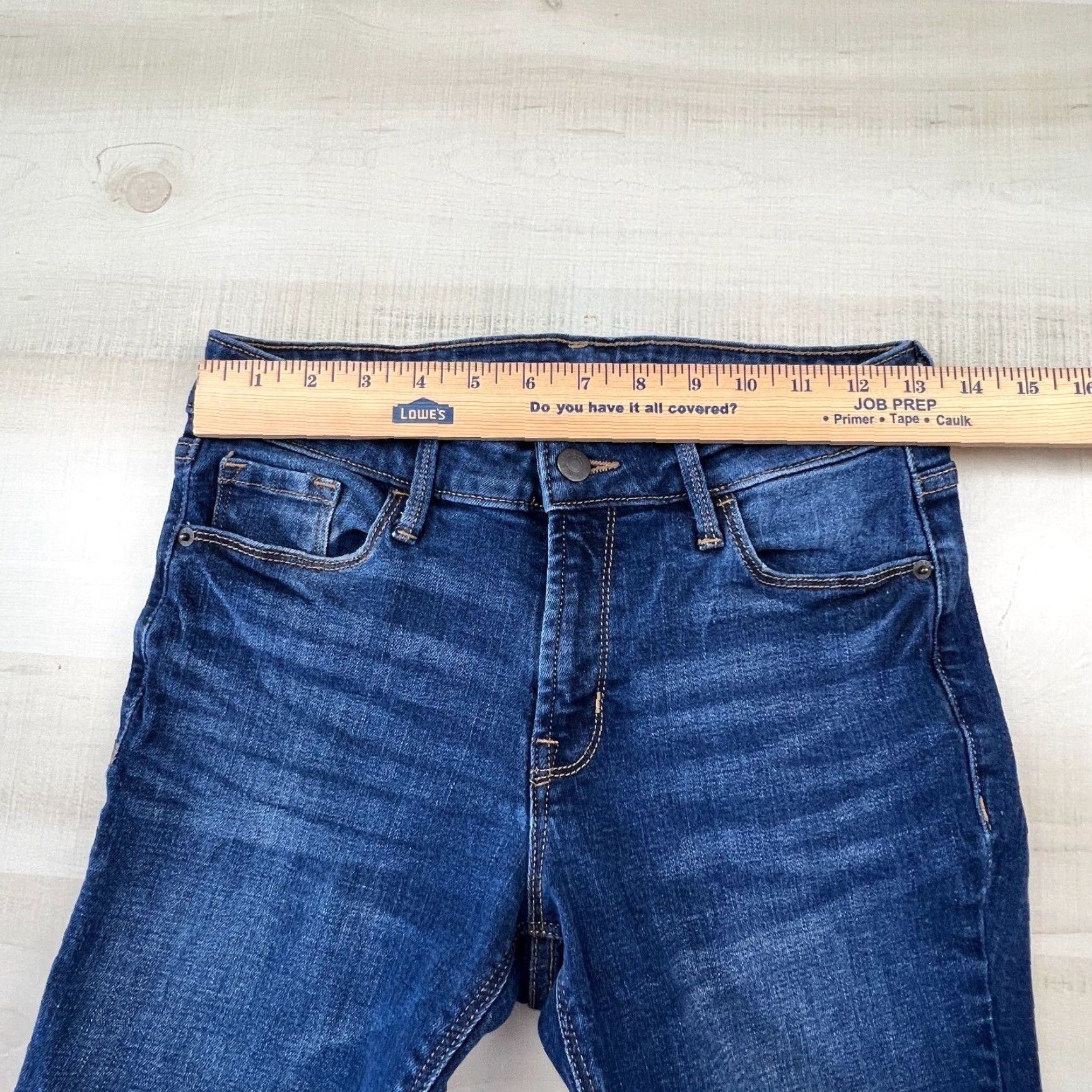 Old Navy Old Navy Womens Rockstar Super Skinny Mid Rise Jeans Medium Wash Blue Size 4 Size 27" / US 4 / IT 40 - 7 Thumbnail
