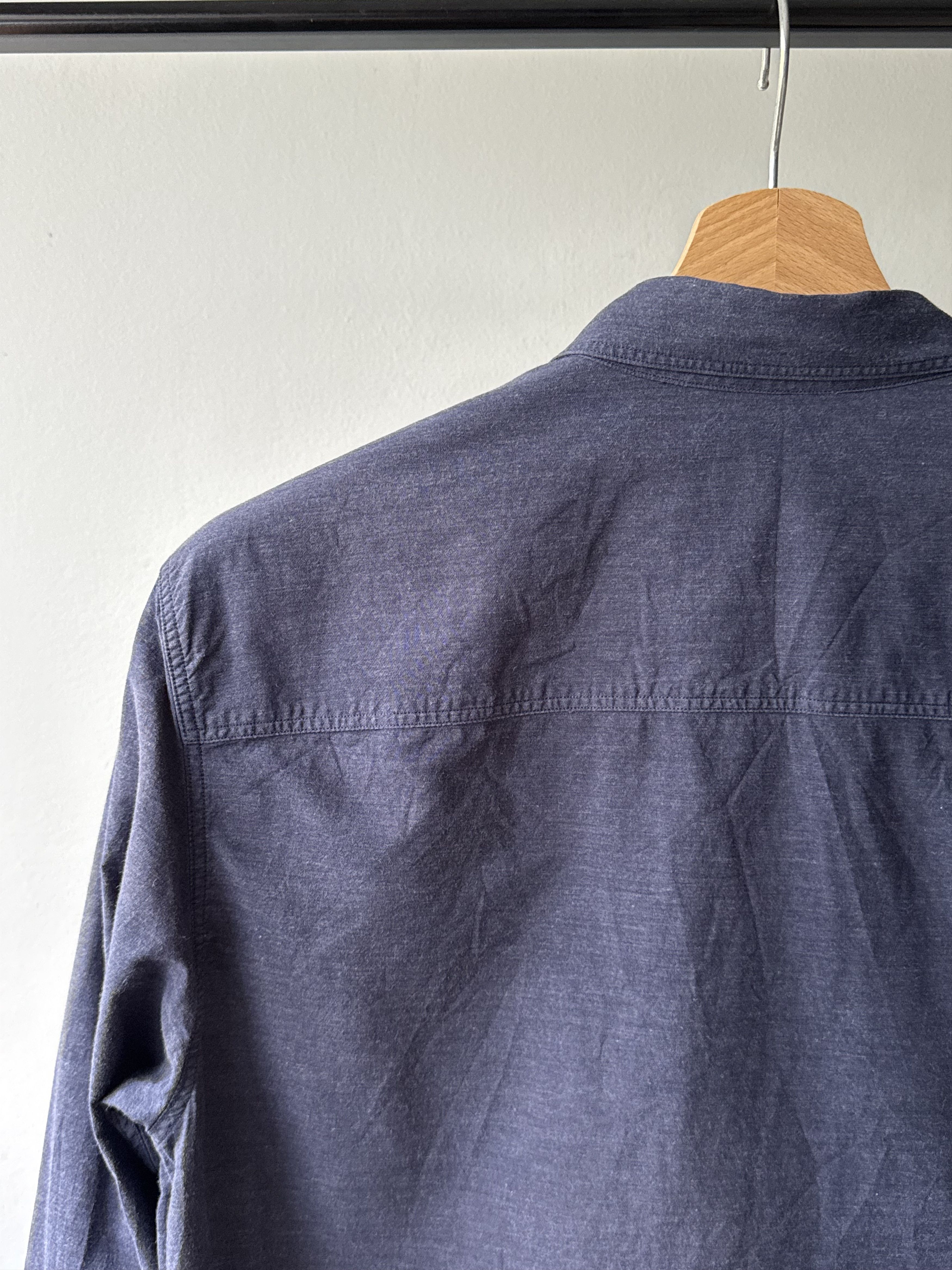 Allsaints Allsaints Avila Ink Navy Cotton Ramskull Long Sleeve Shirt Size US S / EU 44-46 / 1 - 7 Thumbnail
