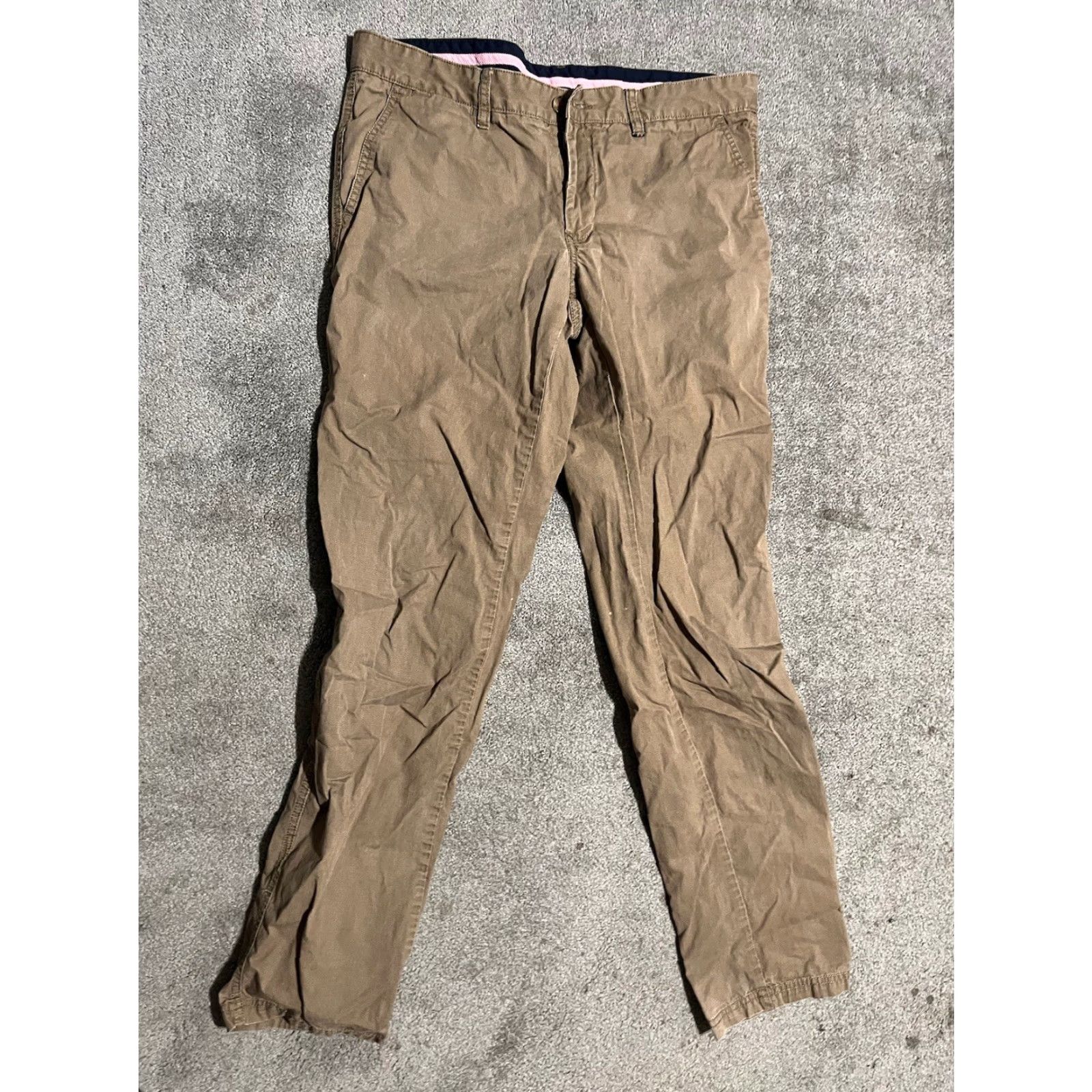 Vintage Louis Philippe Mens Pants Chino Khakis Size 34 Brown Regular 34 Inseam 30 Size US 34 / EU 50 - 2 Thumbnail