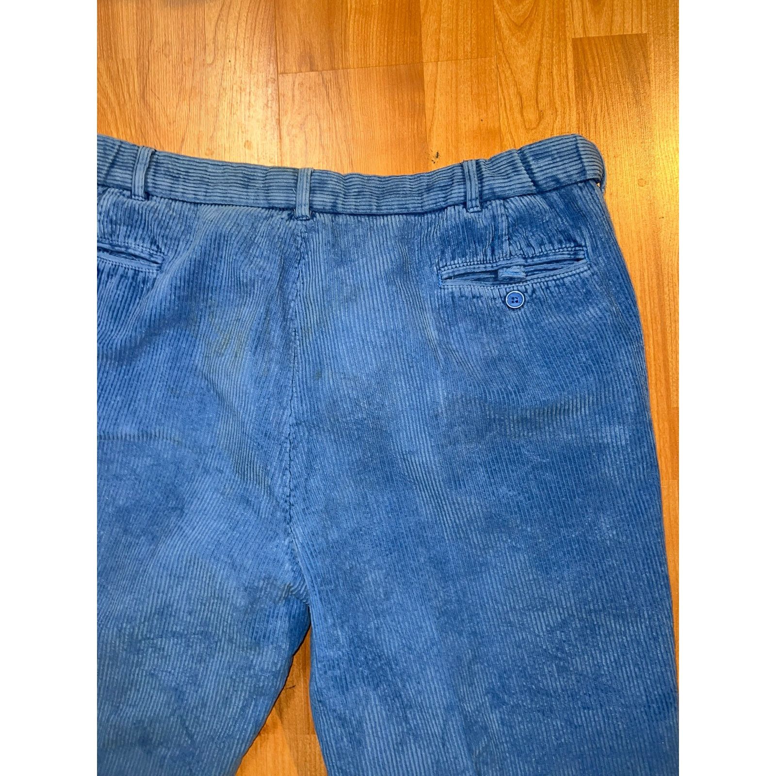 Vintage Vintage Peter Christian Corduroy Pants Bottoms Blue County Size US 40 / EU 56 - 8 Thumbnail