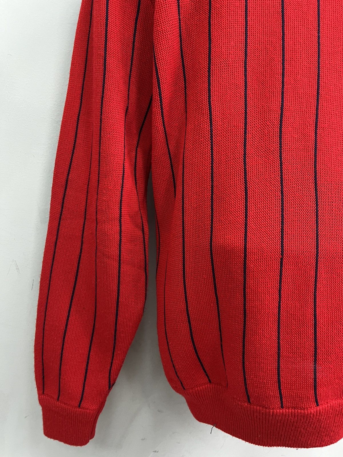 Lacoste Lacoste Chemise ripped V neck vintage sweater y2k Size US L / EU 52-54 / 3 - 7 Thumbnail