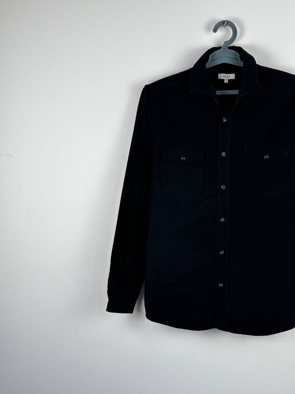 Designer × Reiss Reiss Heavy Navy Overshirt Jacket Size US L / EU 52-54 / 3 - 2 Thumbnail