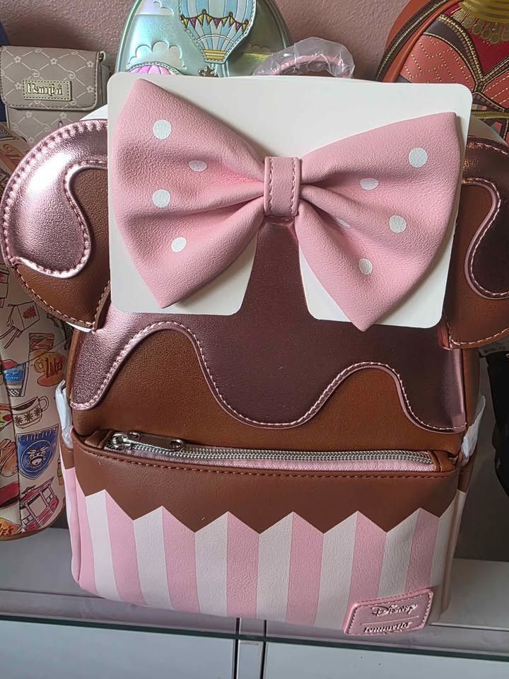 Other Disney Loungefly Minnie Mouse Cupcake Mini Backpack Size ONE SIZE - 1 Thumbnail