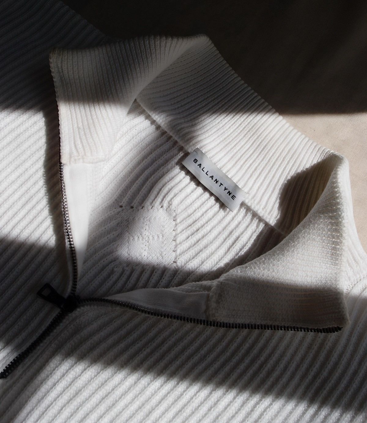 Ballantyne BALLANTYNE Heavyweight Cotton Half-Zip Knit 48 Size US M / EU 48-50 / 2 - 1 Thumbnail