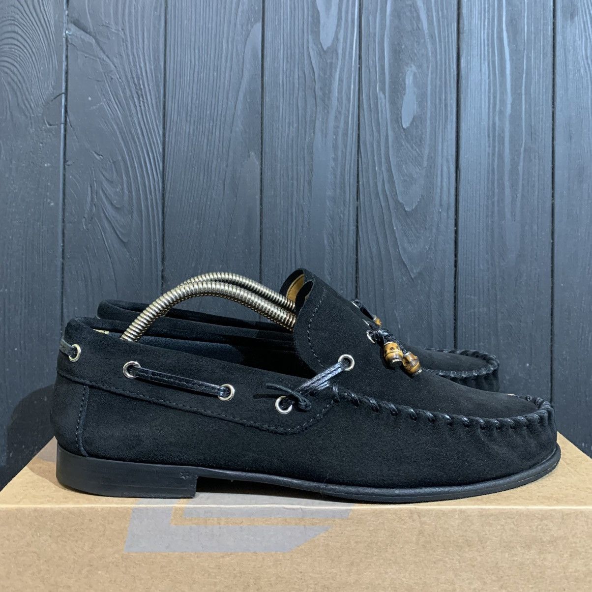 Gucci GUCCI Men’s Suede Loafer Size 42.5 EU 9 US Size US 9 / EU 42 - 1 Thumbnail