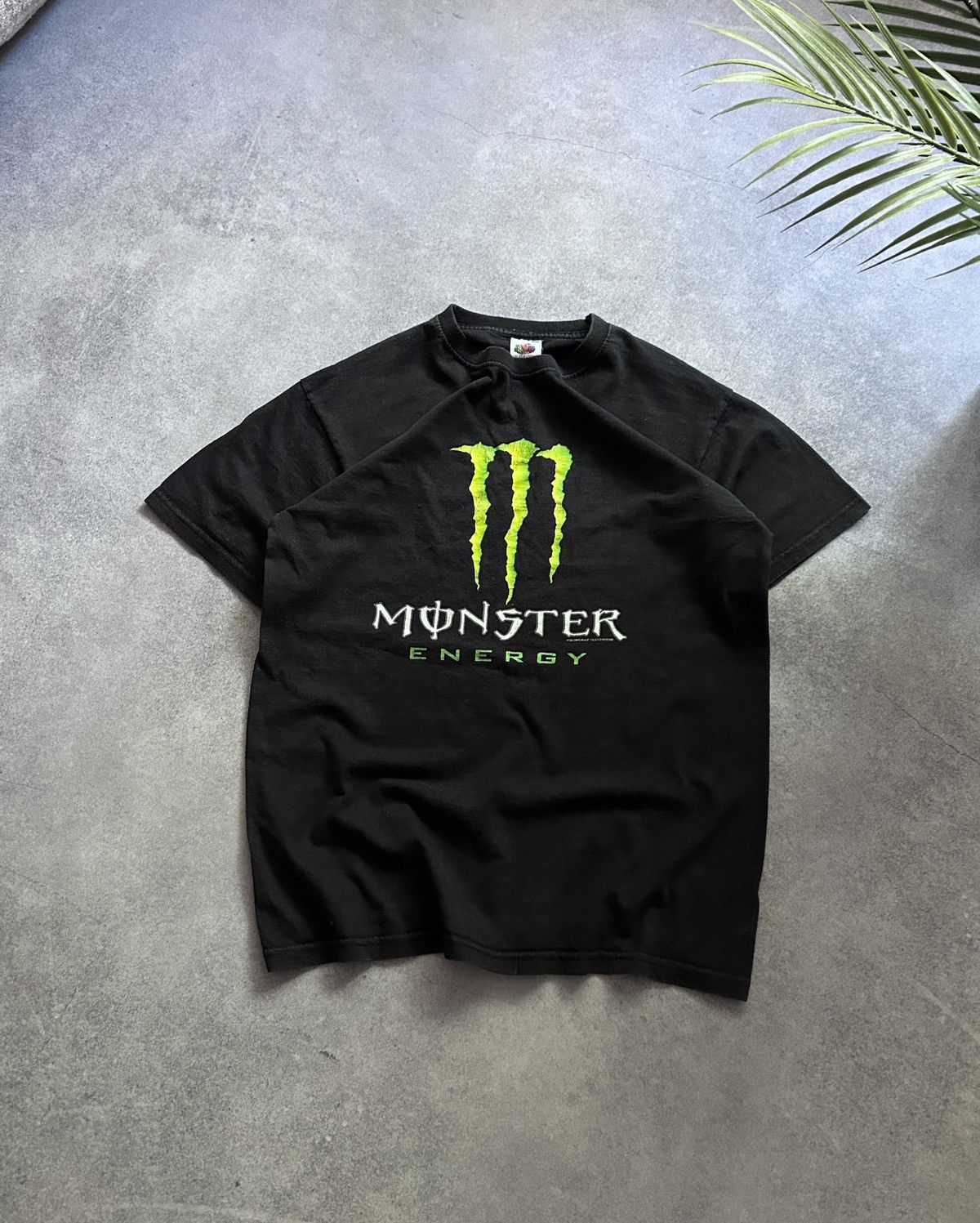 Vintage Vintage Monster Energy Faded Y2k big logo shirt Size US S / EU 44-46 / 1 - 1 Thumbnail