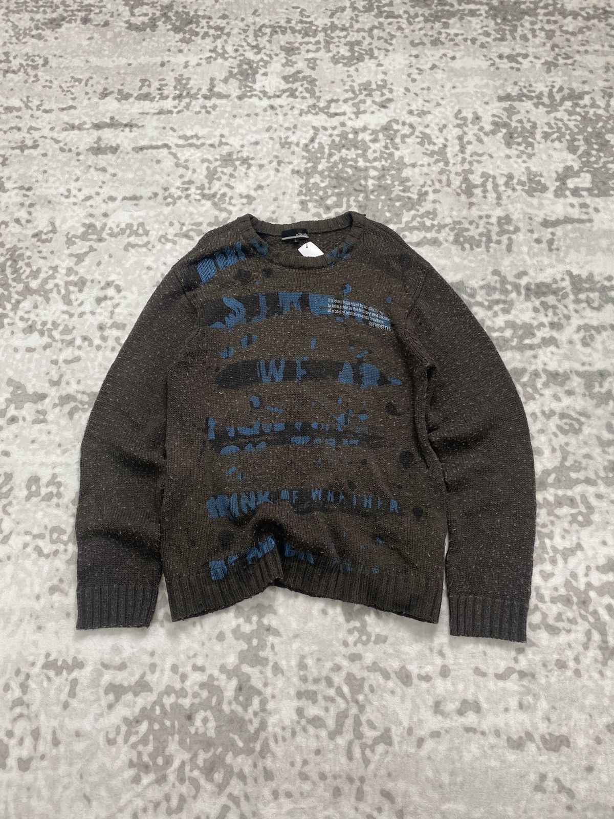 In The Attic 2000s IN THE ATTIC KNITWEAR SWEATER PUNK GRUNGE Size US L / EU 52-54 / 3 - 1 Thumbnail