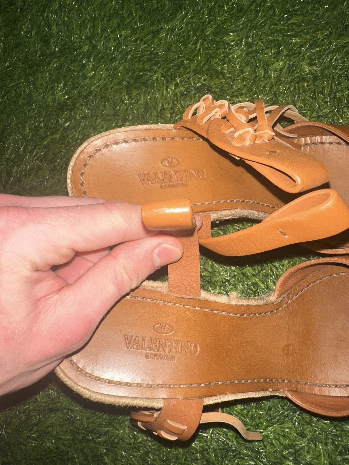 Valentino Valentino tan espadrilles with fringe detail size 40 Size US 10 / IT 40 - 7 Thumbnail
