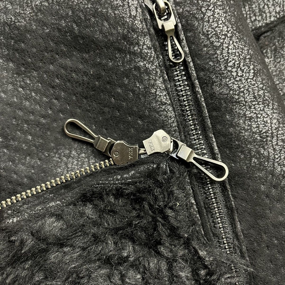 semanticdesign Rare Shellac x Semantic design trim fur bikers jacket Size US M / EU 48-50 / 2 - 9 Thumbnail