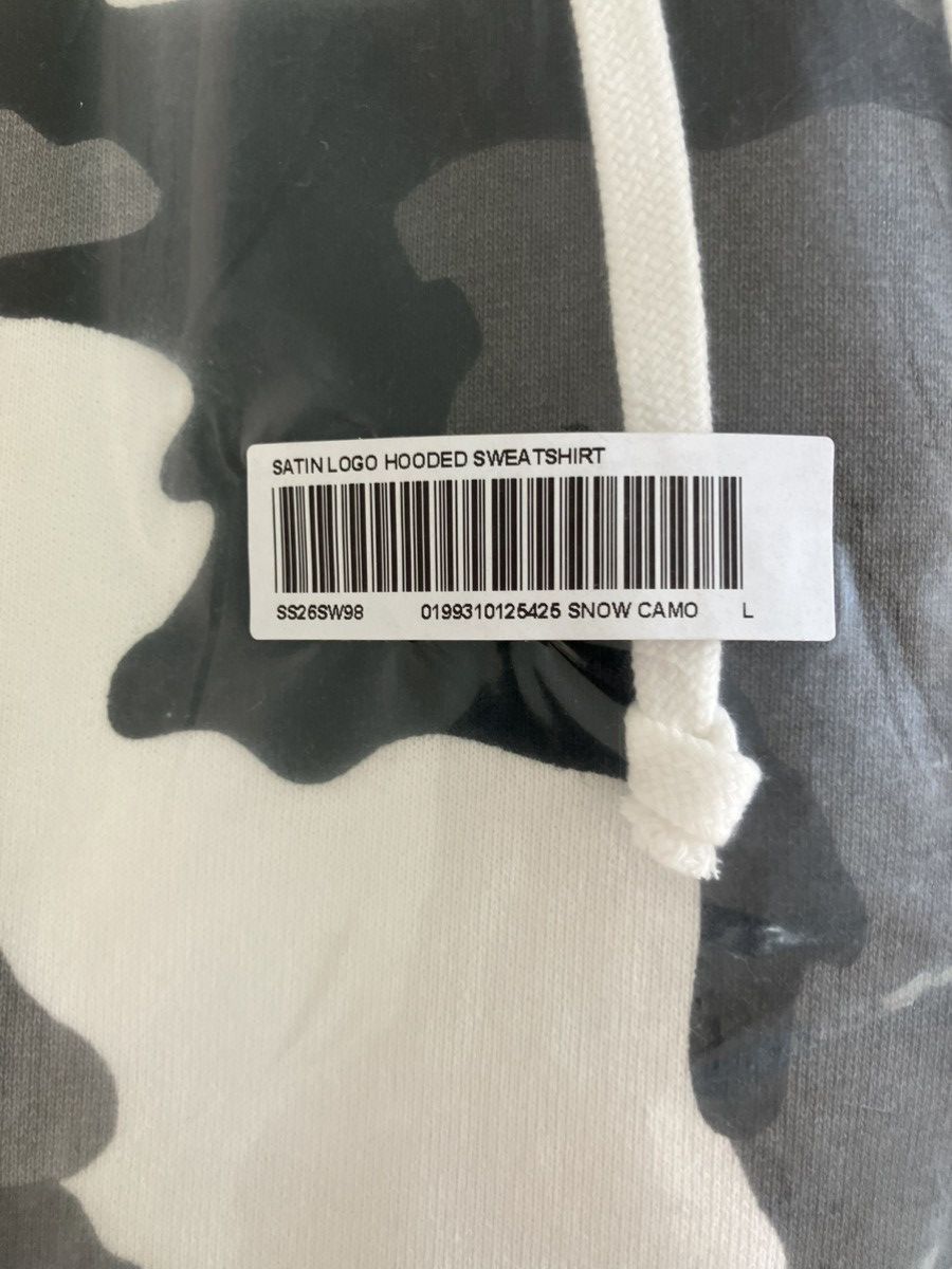 Supreme Supreme Satin Appliqué Hooded Sweatshirt Size US L / EU 52-54 / 3 - 4 Thumbnail