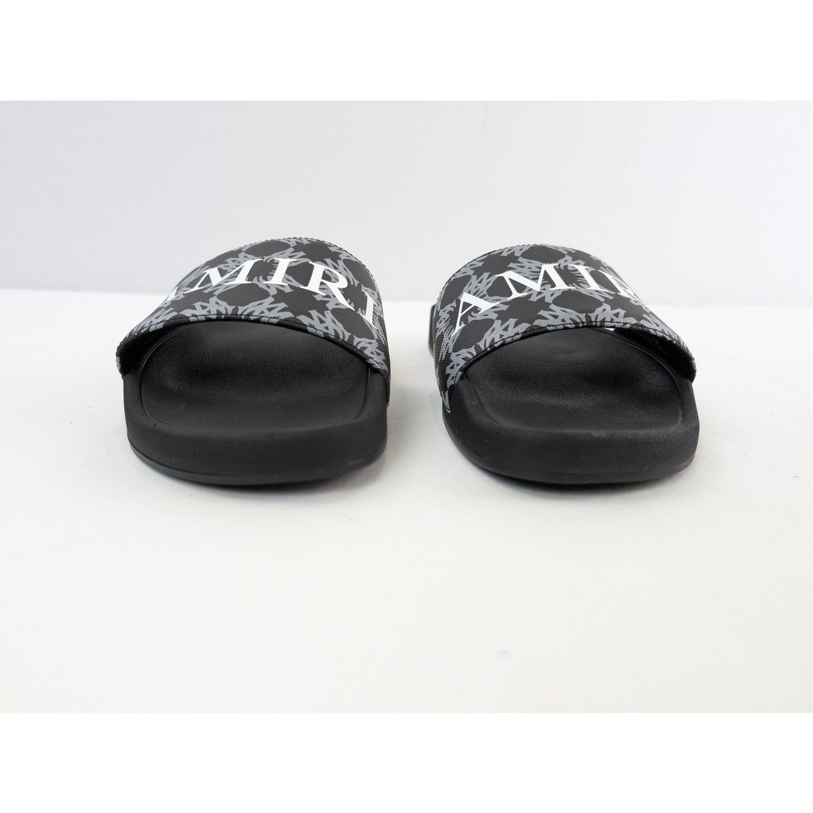 Amiri o1rshd1 MA Quad Canvas Pool Slide Sandals in Black Size US 13 / EU 46 - 10 Thumbnail
